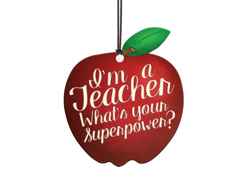 Career Collection (Teacher - Superpower) Hanging Acrylic Print ACPAPPLE296