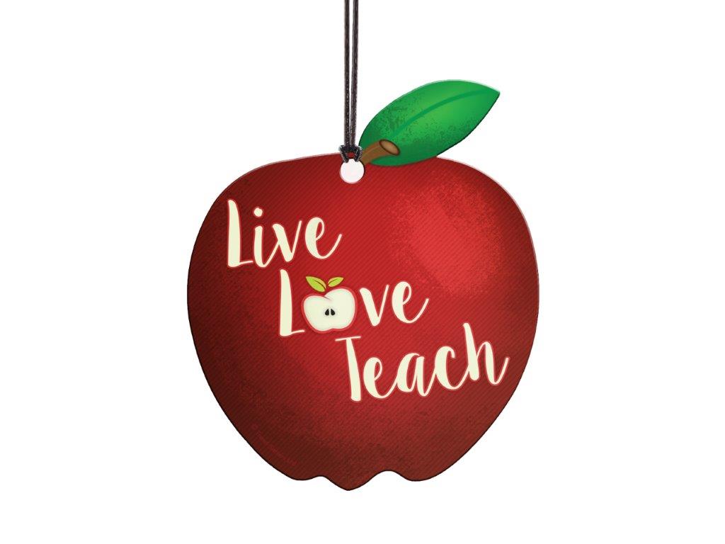 Career Collection (Live Love Teach) Hanging Acrylic Print ACPAPPLE298