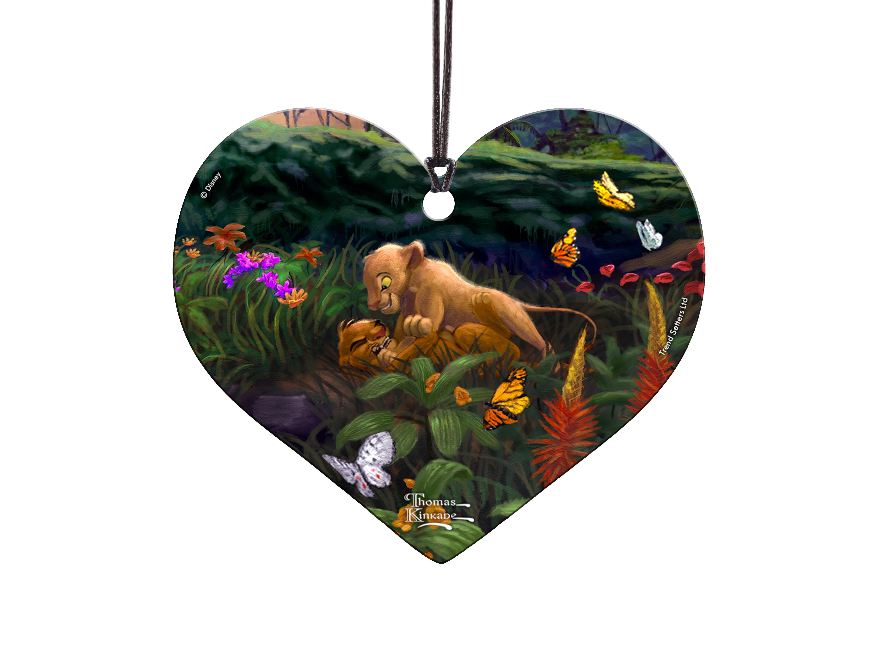 Disney (The Lion King Return to Pride Rock - Young Simba and Nala) Hanging Acrylic Print ACPHEART483