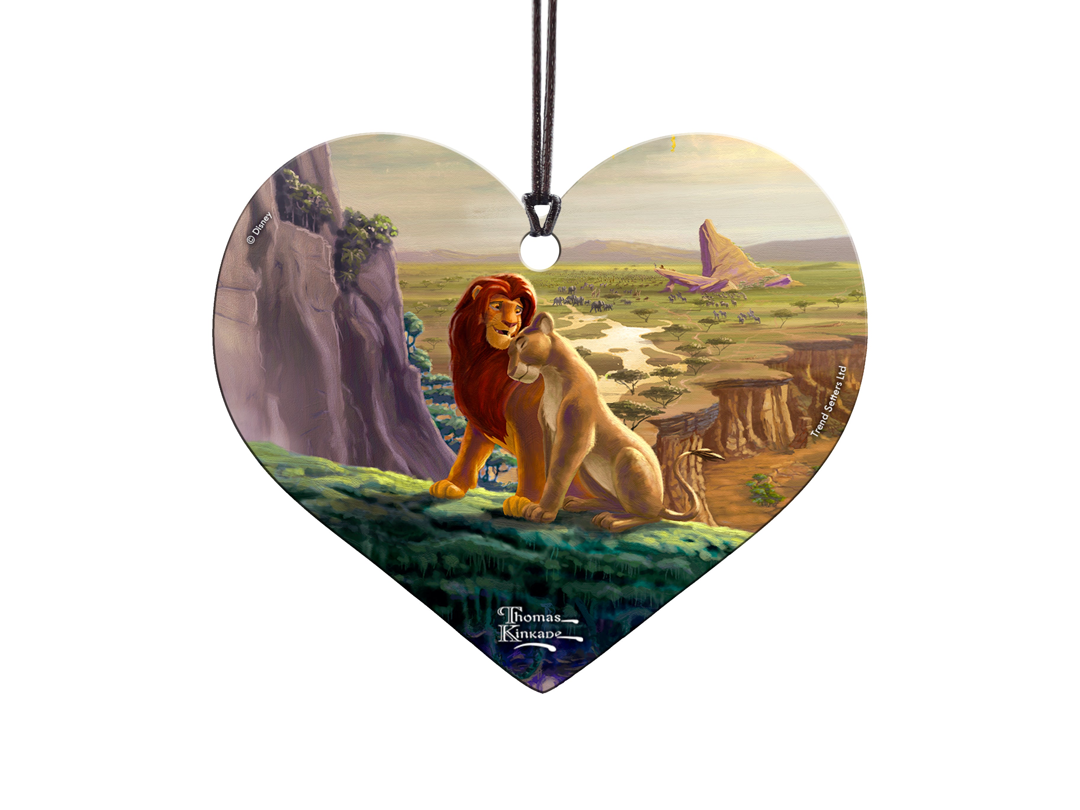 Disney (The Lion King Return to Pride Rock - Simba and Nala) Hanging Acrylic Print ACPHEART484