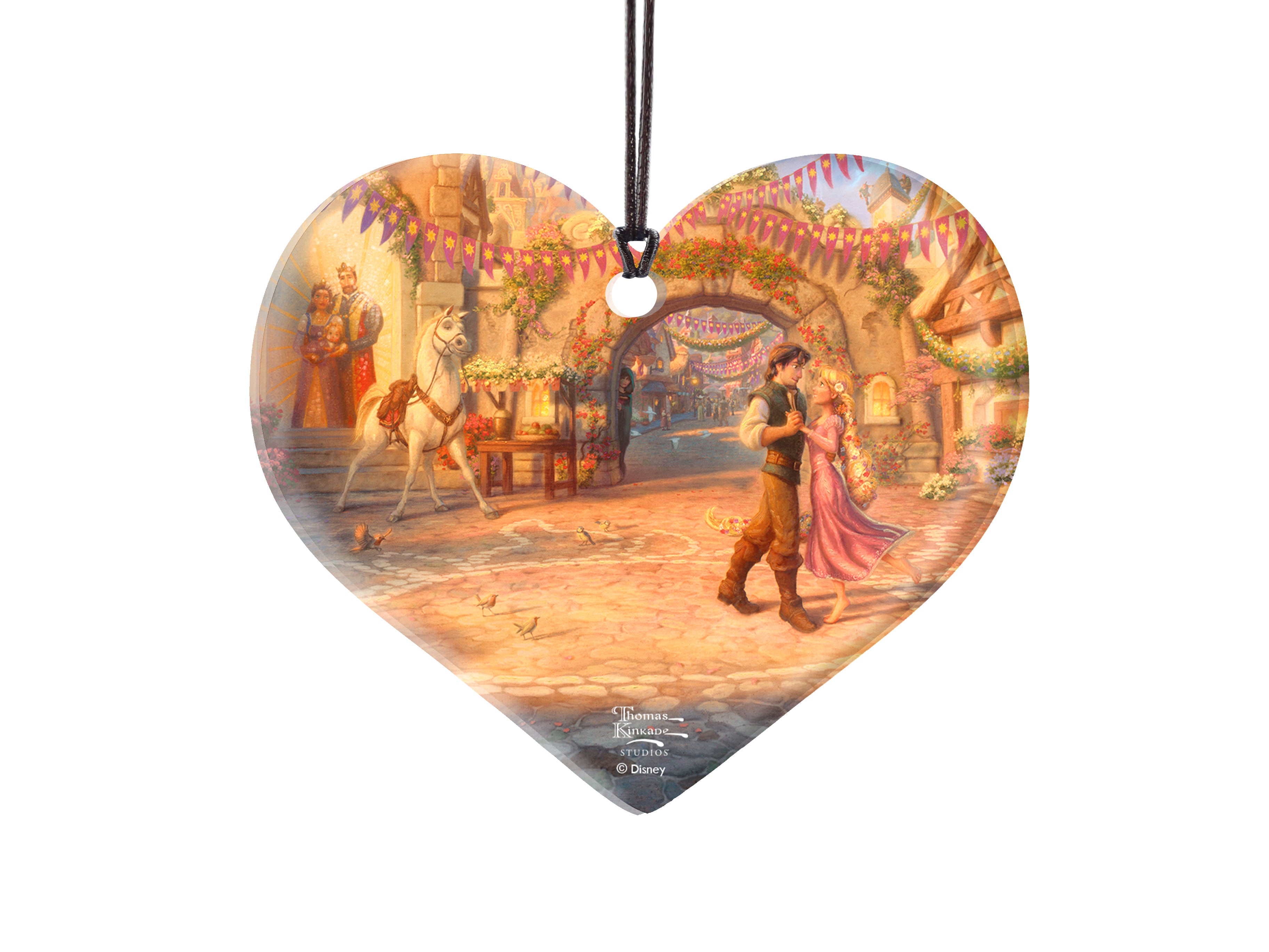Disney (Rapunzel Dancing in the Sunlit Courtyard) Hanging Acrylic Print ACPHEART592