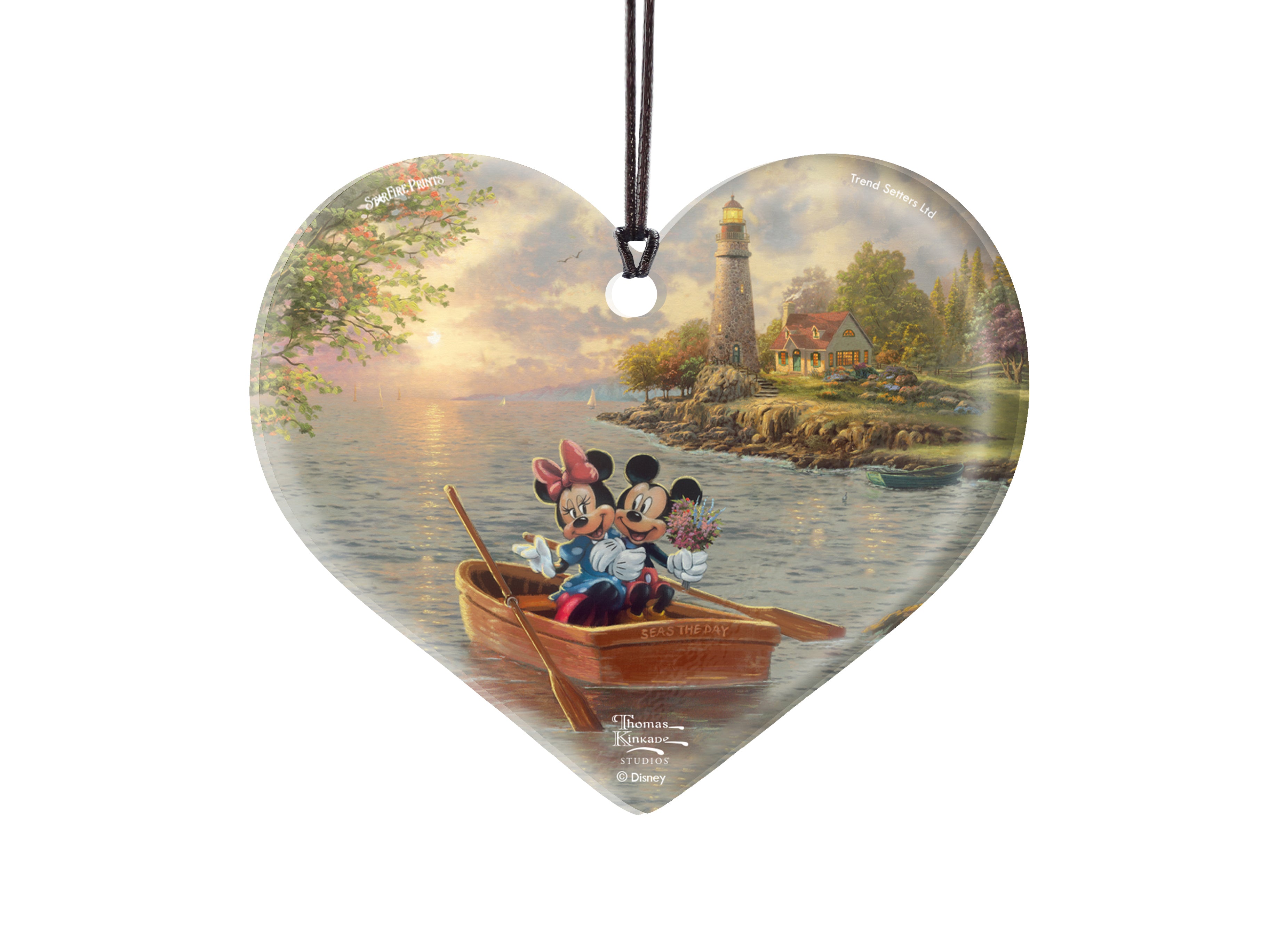 Disney (Mickey and Minnie - Lighthouse Cove) Hanging Acrylic Print ACPHEART595