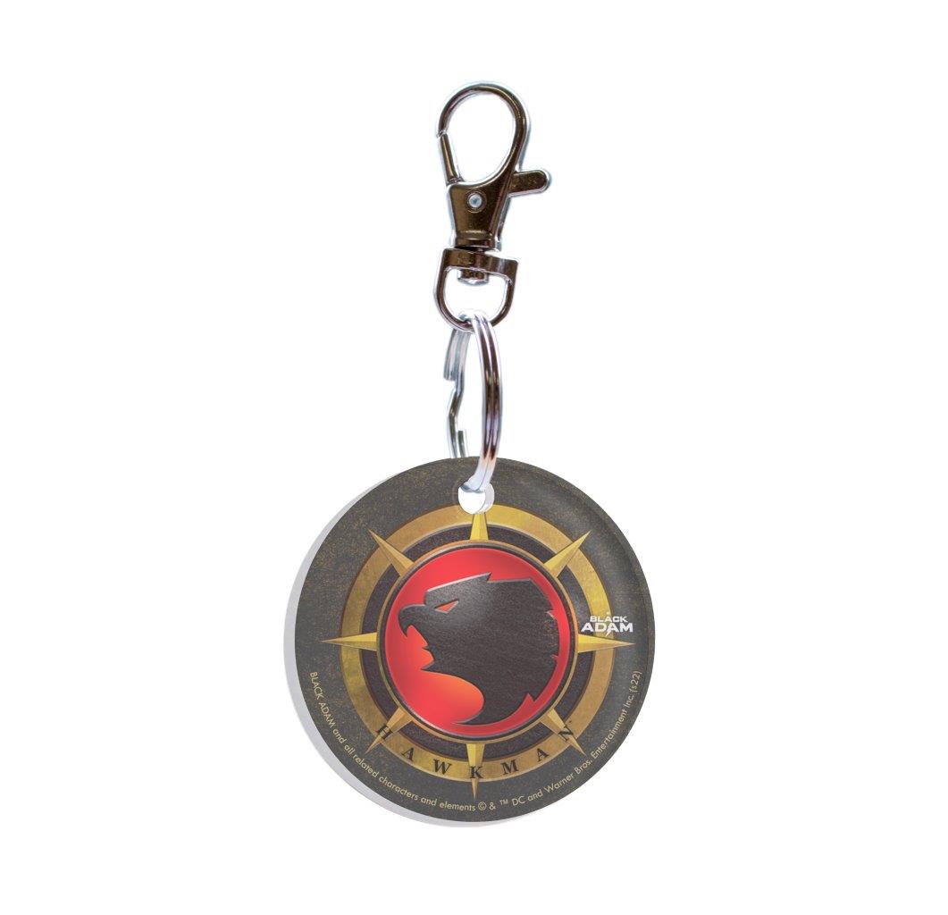 Black Adam (Hawkman Logo) Circle Shaped Acrylic Keychain Print ACPKRCIR725