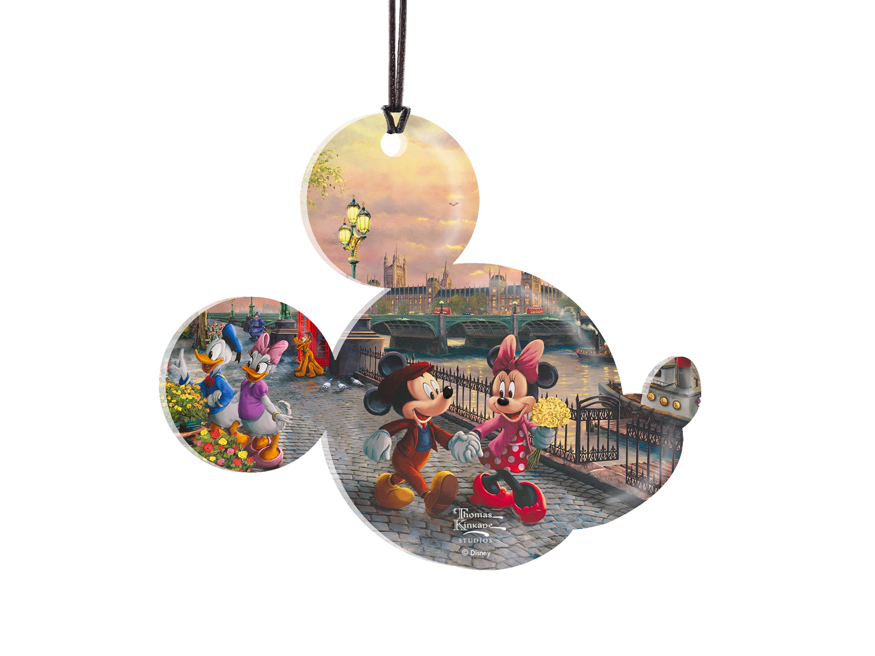 Disney (Mickey and Minnie Mouse in London) Hanging Acrylic Print ACPMICKEY789