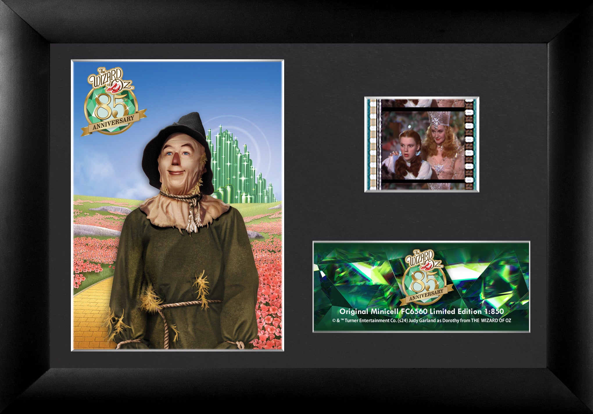 The Wizard of Oz (85th Anniversary - Scarecrow) Minicell FilmCells Framed Desktop Presentation USFC6560