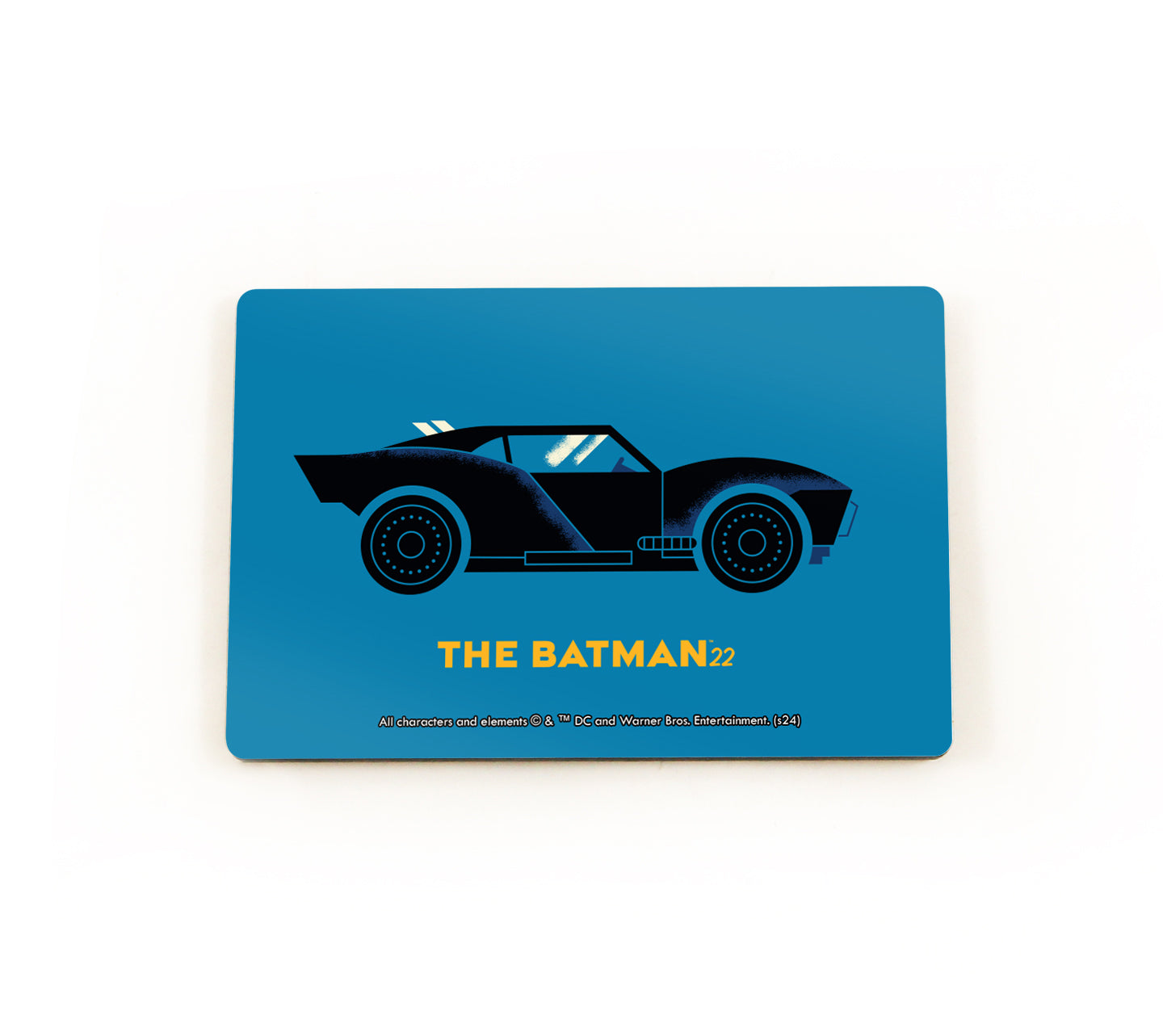 Batman 85th Anniversary (The Batman Batmobile 2022) Hardboard Rectangle Magnet HBDMH035