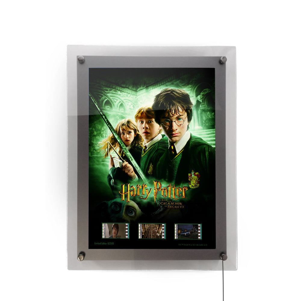 Harry Potter and the Chamber of Secrets (Official Movie Artwork) Limited Edition LightCell FilmCells Presentation with LED Frame LC0710018