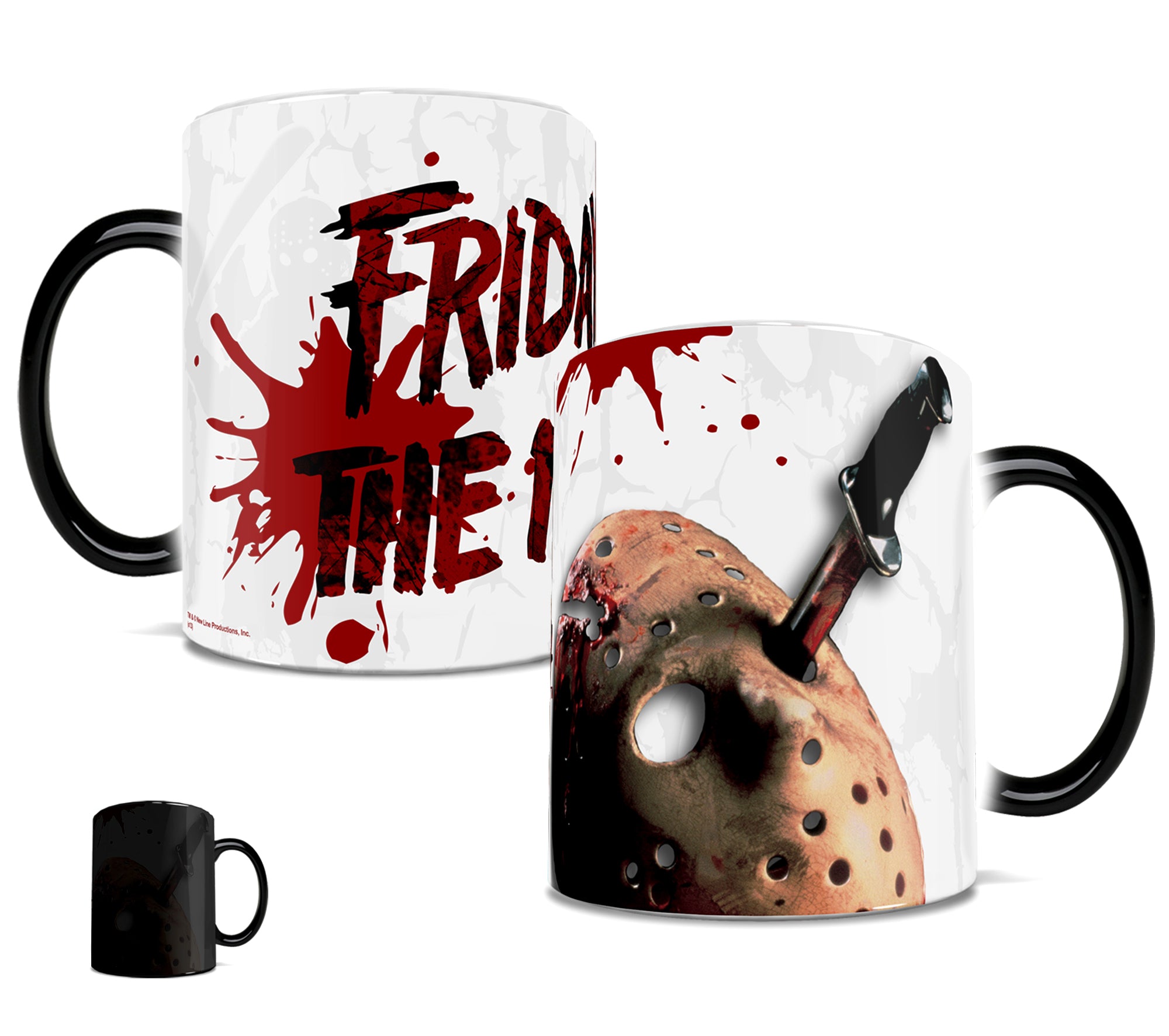 Friday the 13th (Blood Splatter) Morphing Mugs® Heat-Sensitive Mug MMUG019