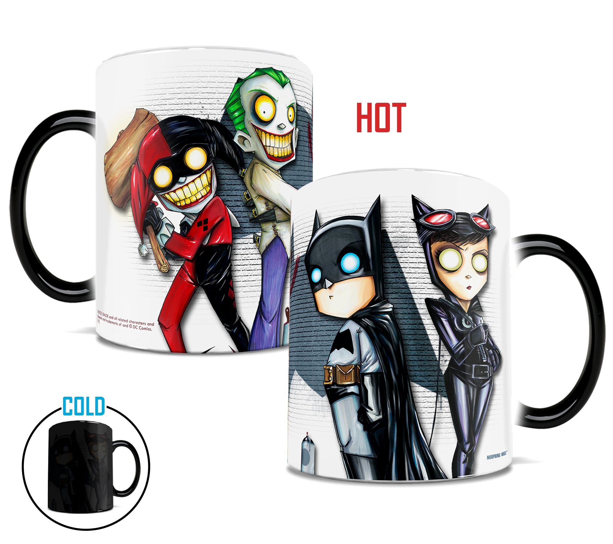 DC Comics (Justice League - Graffiti Batman) Morphing Mugs® Heat-Sensitive Mug MMUG024