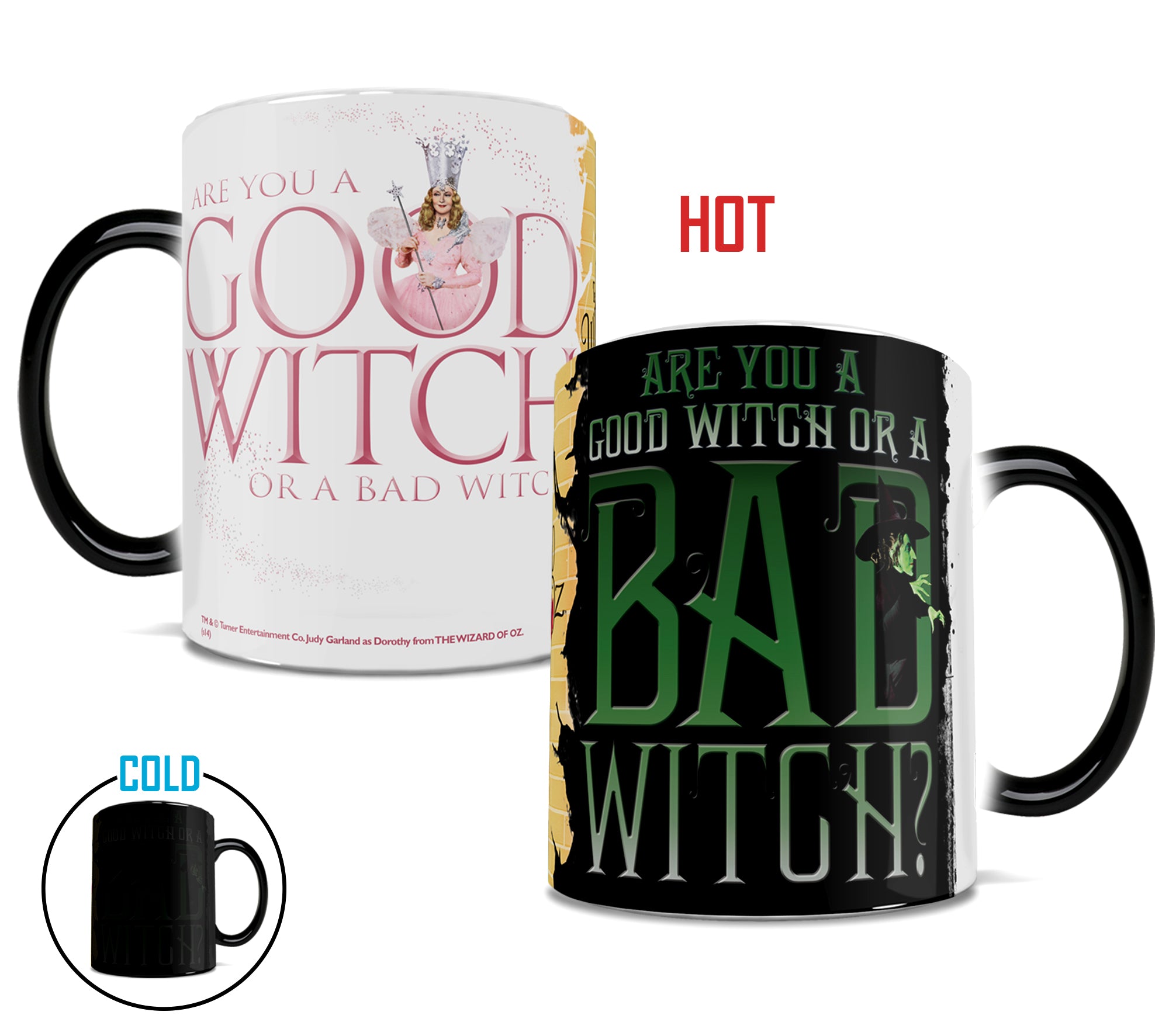 The Wizard of Oz (Good Witch Bad Witch) Morphing Mugs® Heat-Sensitive Mug MMUG062