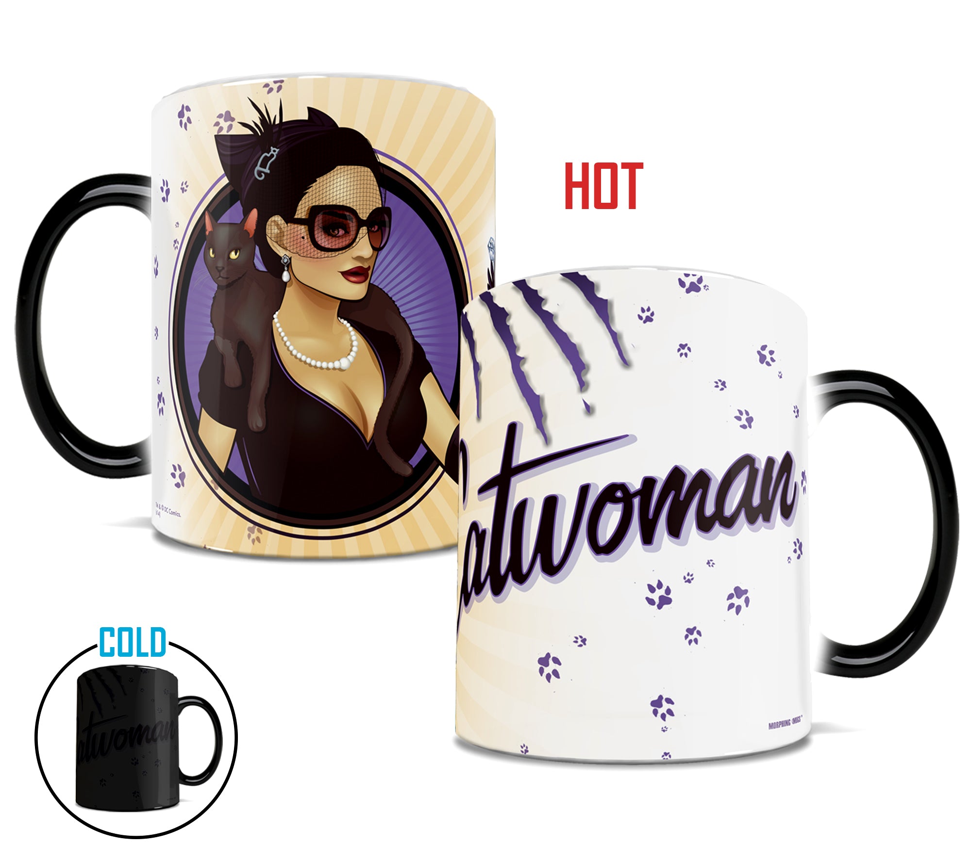 DC Comics (Justice League - Catwoman Bombshell) Morphing Mugs® Heat-Sensitive Mug MMUG089