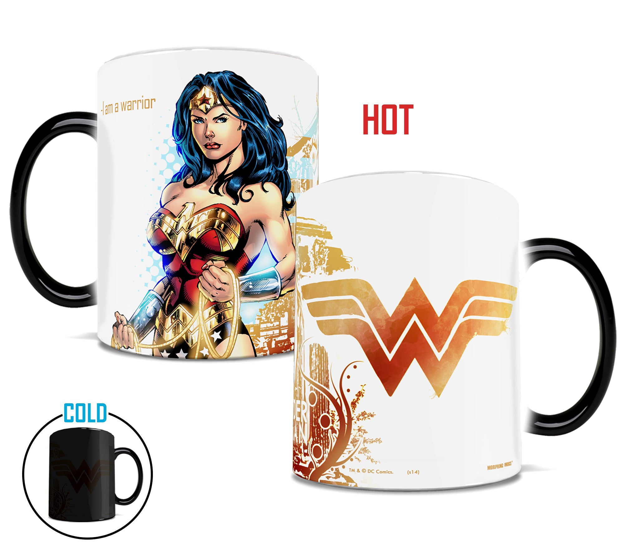 DC Comics (Justice League - Wonder Woman) Morphing Mugs® Heat-Sensitive Mug MMUG113