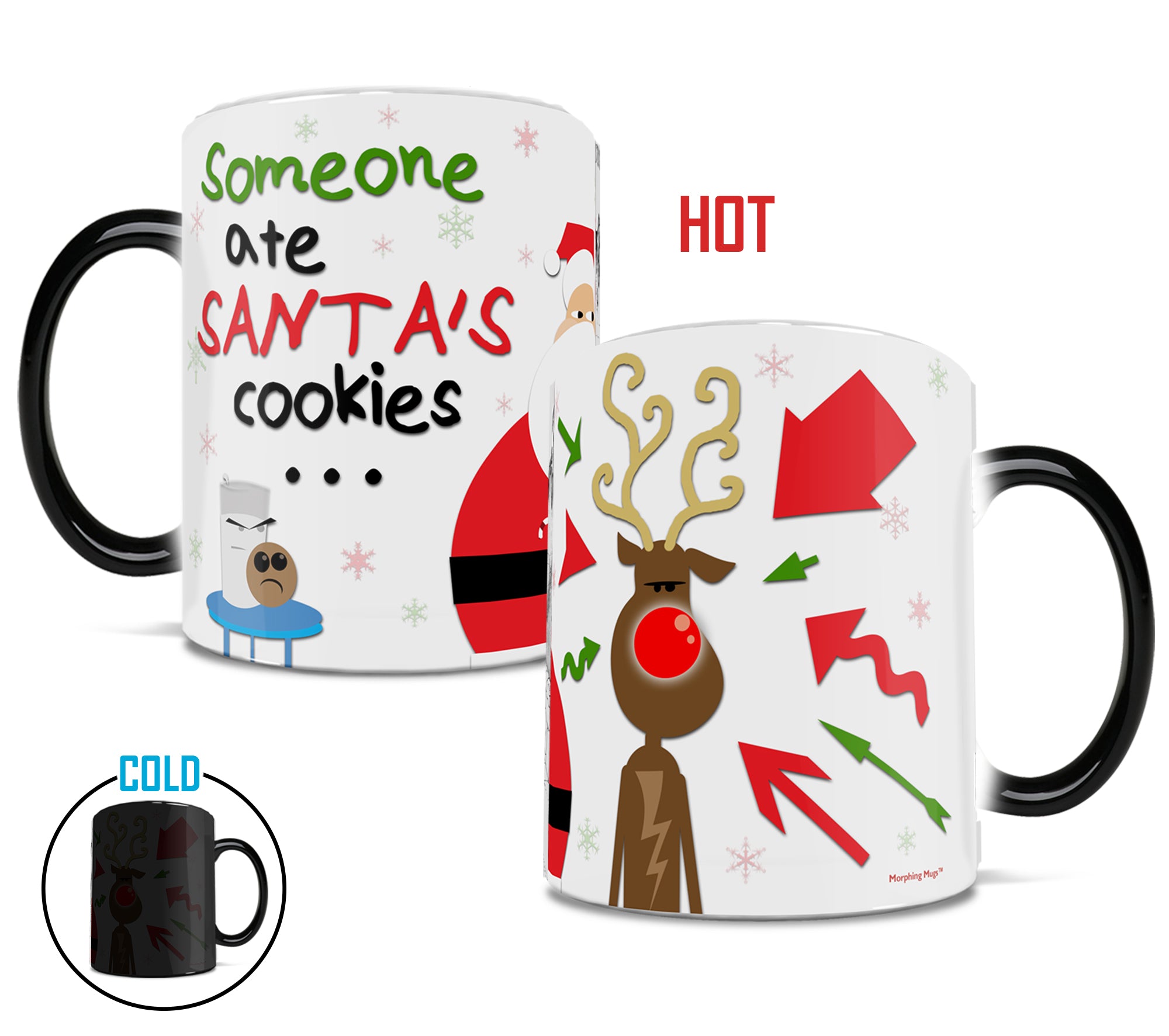 Christmas Collection (Rudolph Did It) Morphing Mugs®  Heat-Sensitive Mug MMUG121