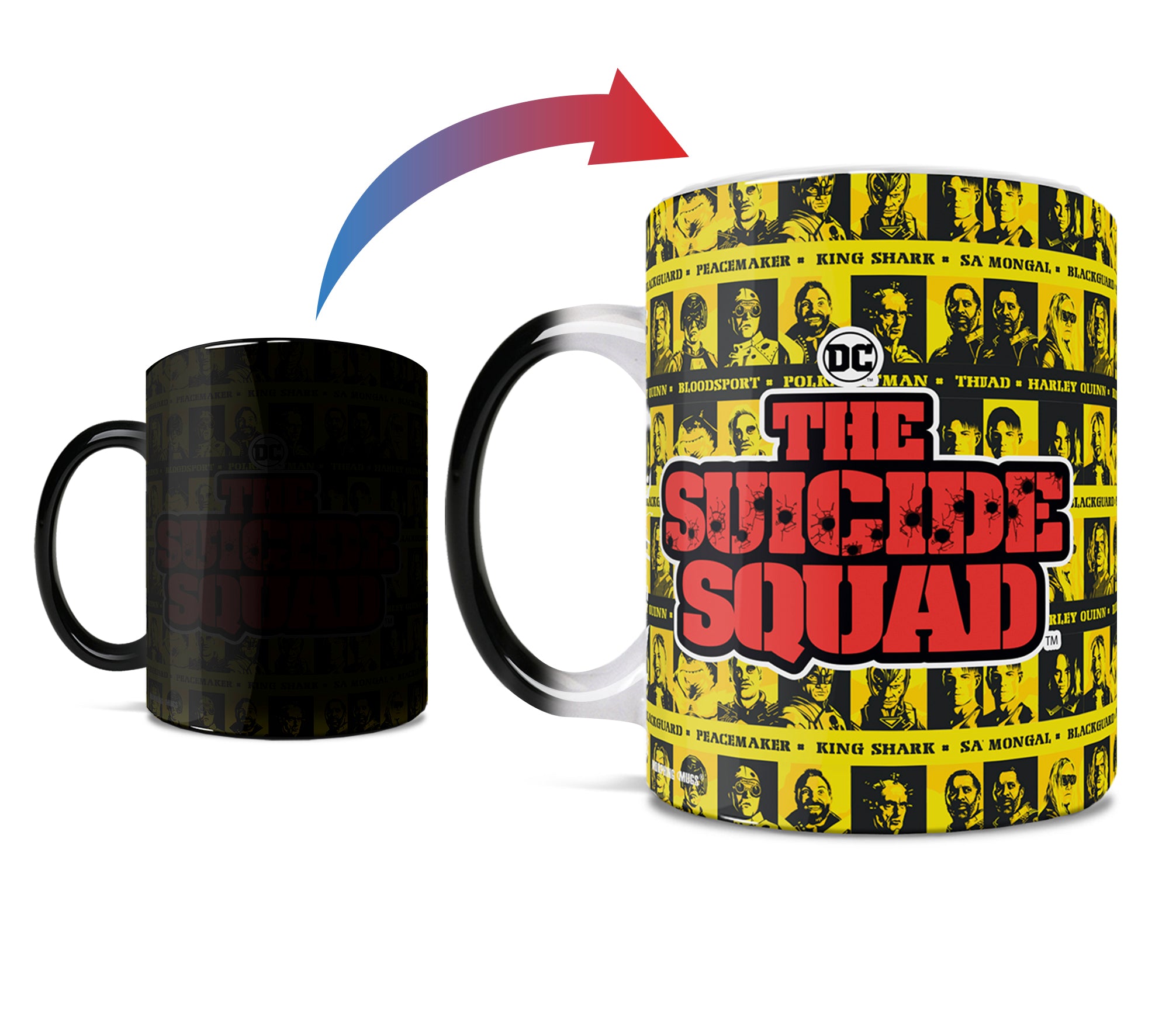 The Suicide Squad (Logo) Morphing Mugs®  Heat-Sensitive Mug MMUG1264