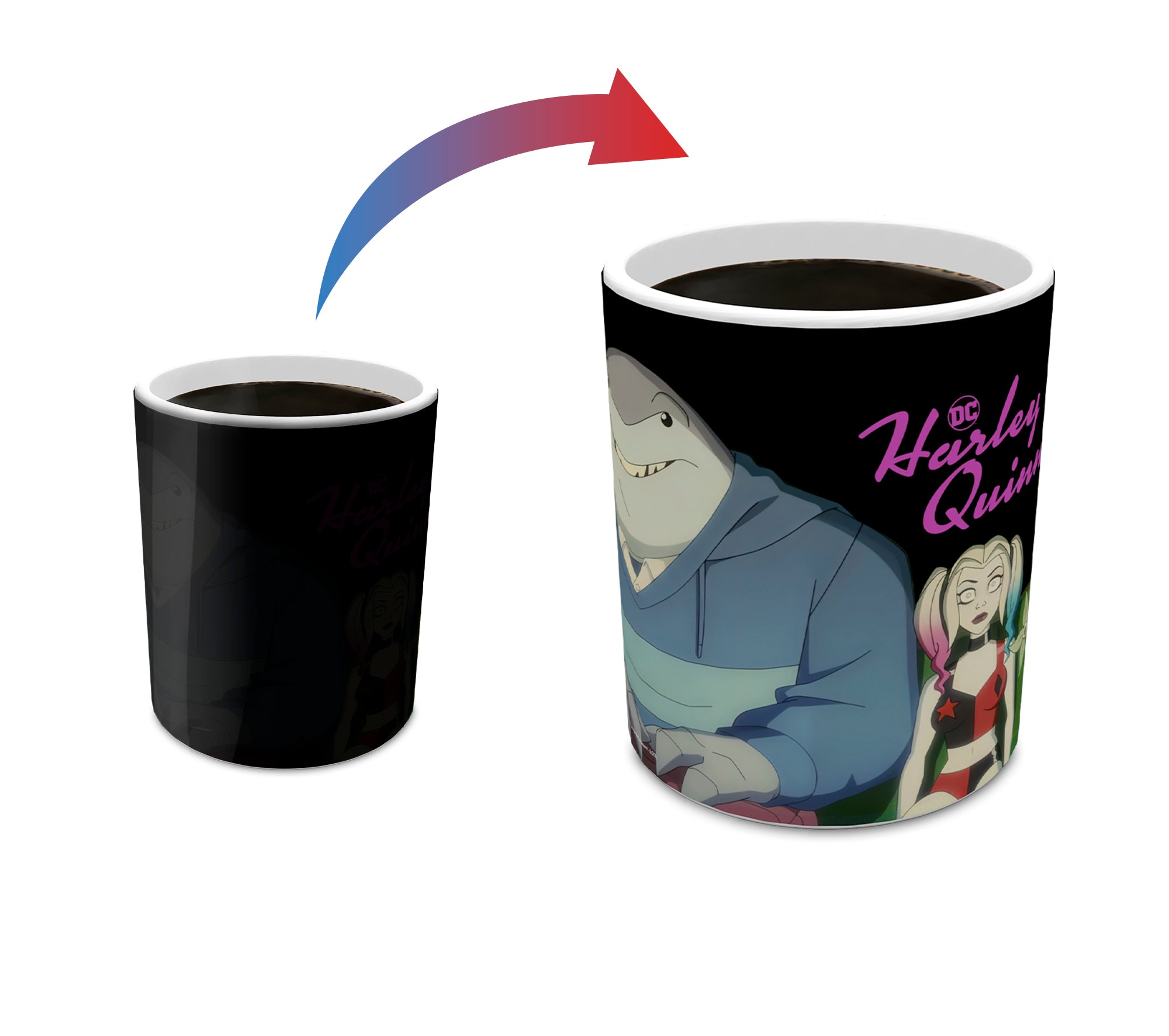 Harley Quinn: The Animated Series (Binge Watching) Morphing Mugs®  Heat-Sensitive Mug MMUG1628