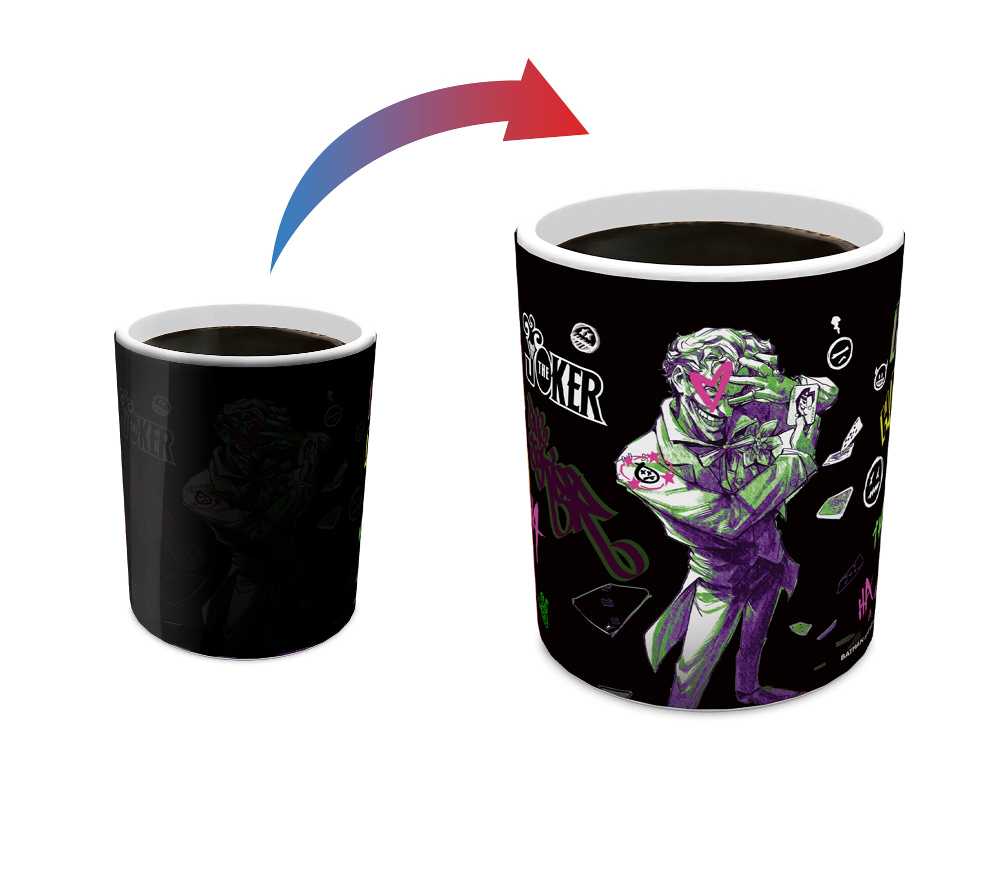 DC Comics (Joker – Mad Graffiti) 11 oz Morphing Mugs® Heat- Sensitive Mug MMUG1639