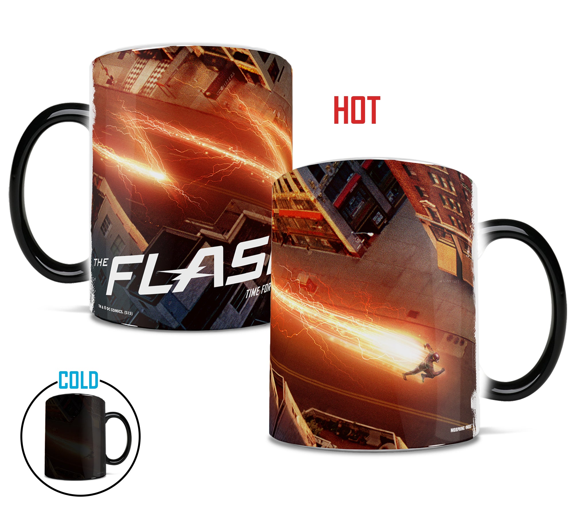 Flash: The TV Show (Time For A Hero) Morphing Mugs® Heat-Sensitive Mug MMUG166