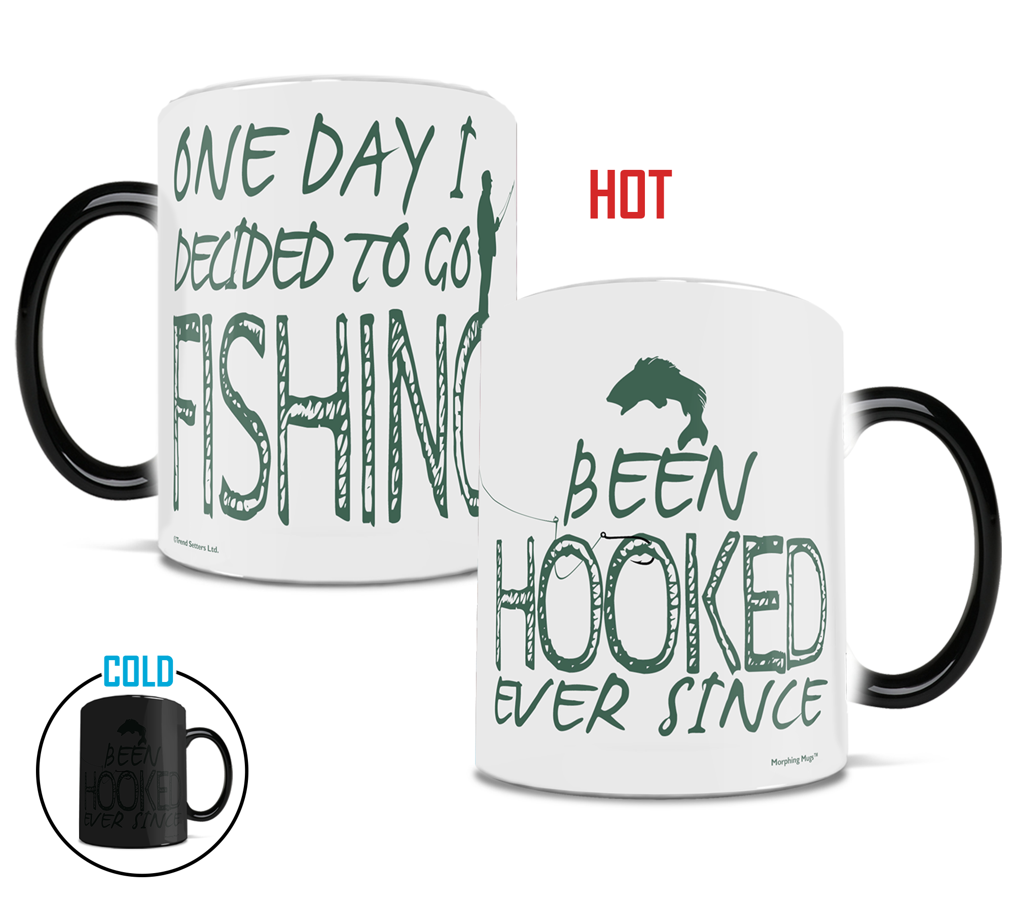 Sports Collection (Hooked on Fishing) Morphing Mugs® Heat-Sensitive Mug MMUG233