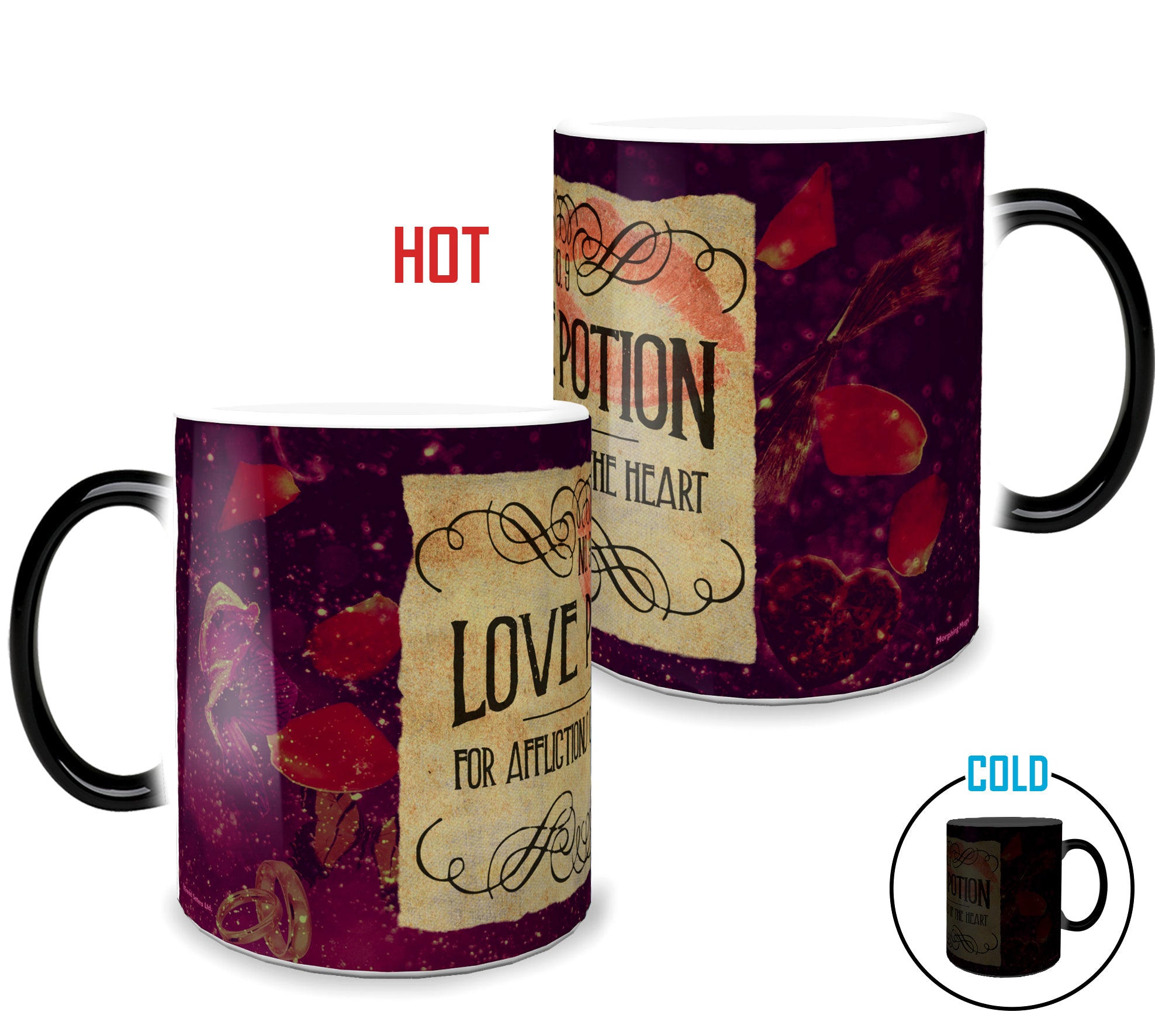 Valentines Day Collection (Love Potion No. 9) Morphing Mugs® Heat-Sensitive Mug MMUG240