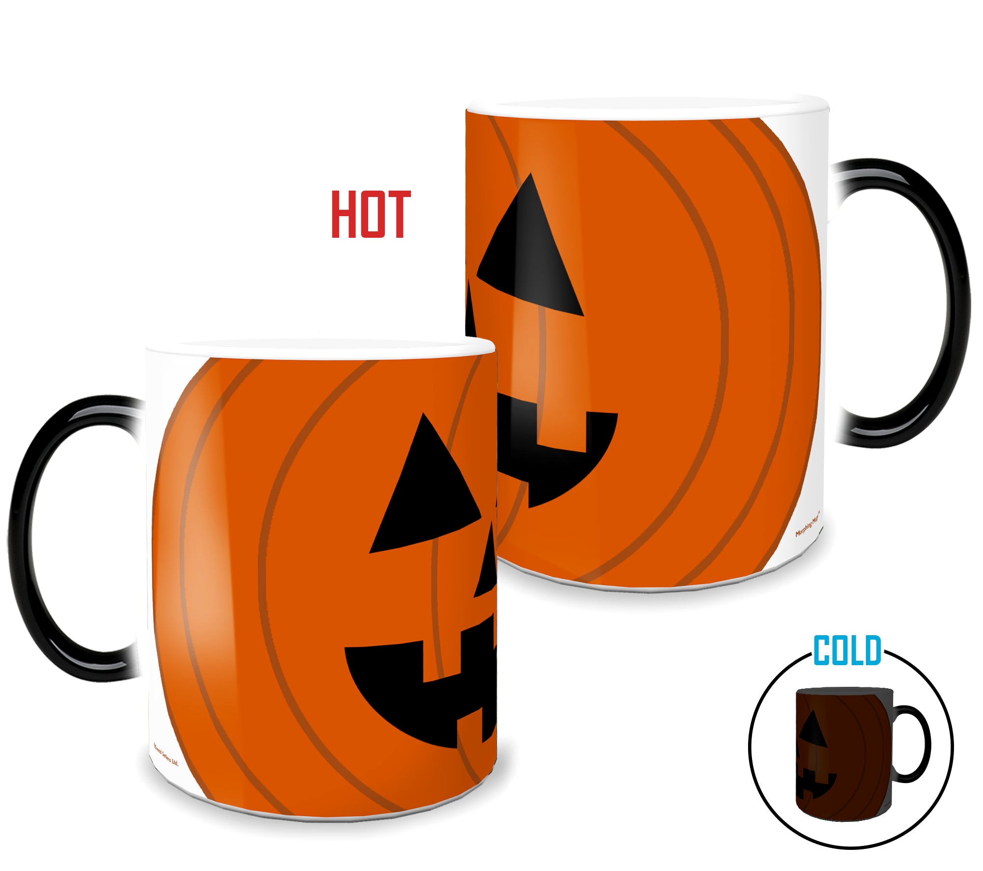 Halloween Collection (Face of Pumpkin) Morphing Mugs® Heat-Sensitive Mug MMUG247
