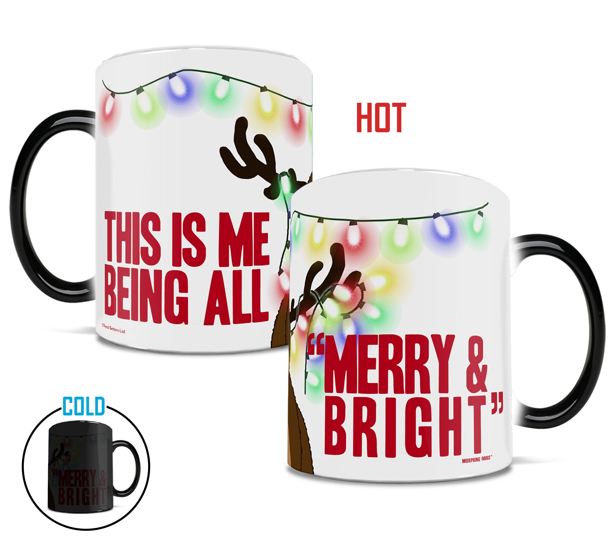 Christmas Collection (Merry and Bright) Morphing Mugs® Heat-Sensitive Mug MMUG275