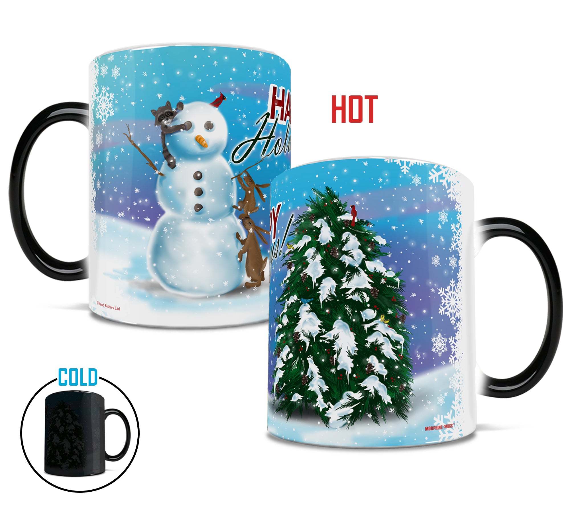 Christmas Collection (Happy Holidays) Morphing Mugs® Heat-Sensitive Mug MMUG280