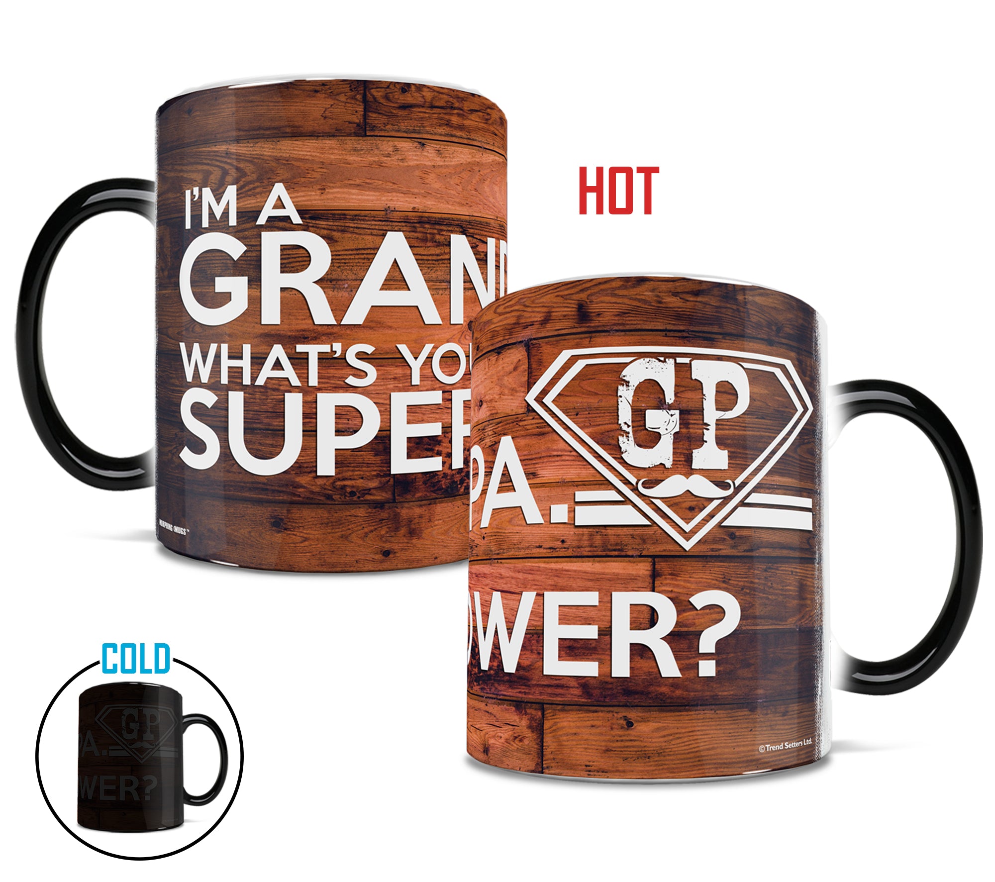 Family Collection (Grandpa Superpower) Morphing Mugs® Heat-Sensitive Mug MMUG301