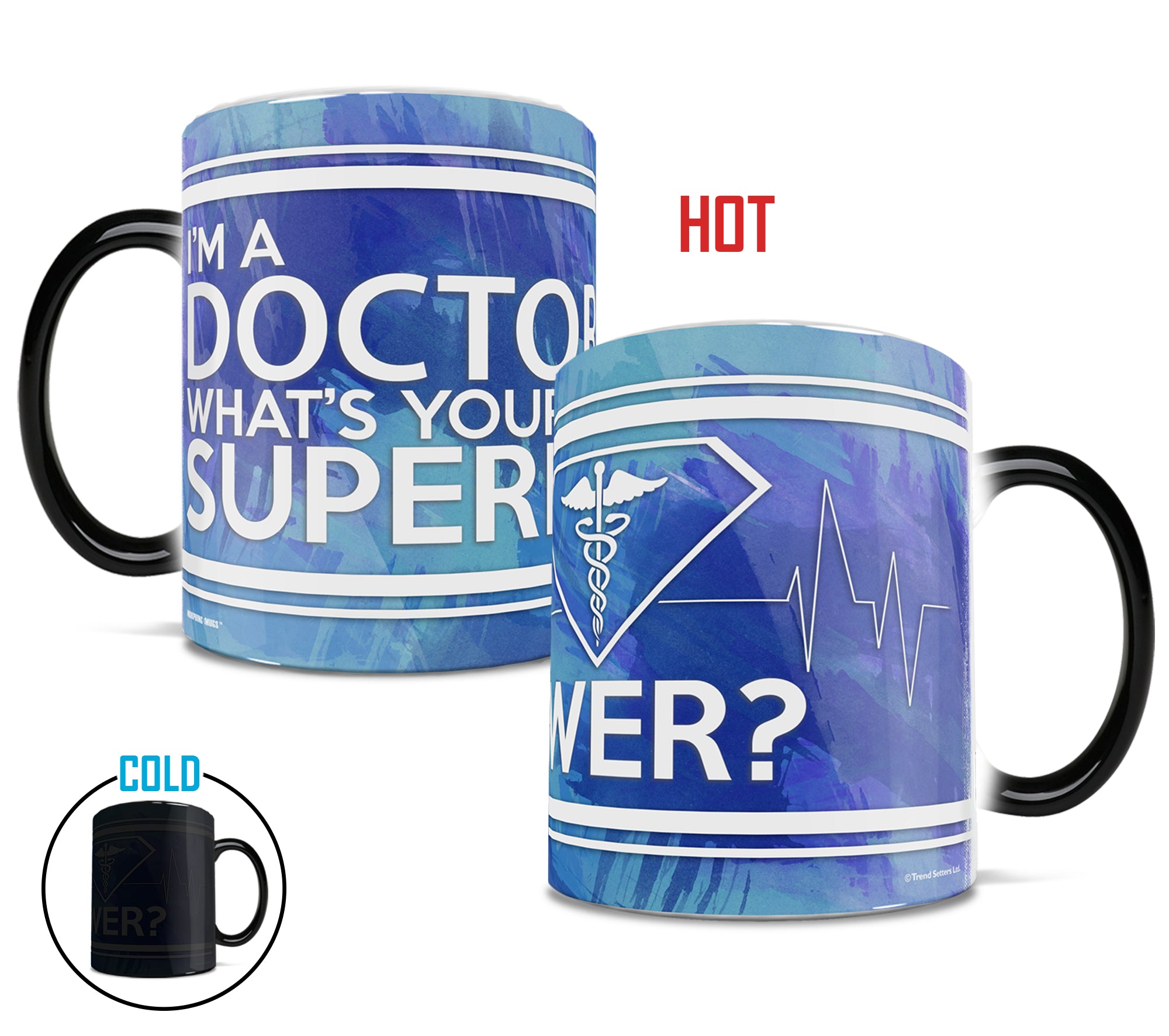 Career Collection (Doctor Superpower) Morphing Mugs® Heat-Sensitive Mug MMUG303