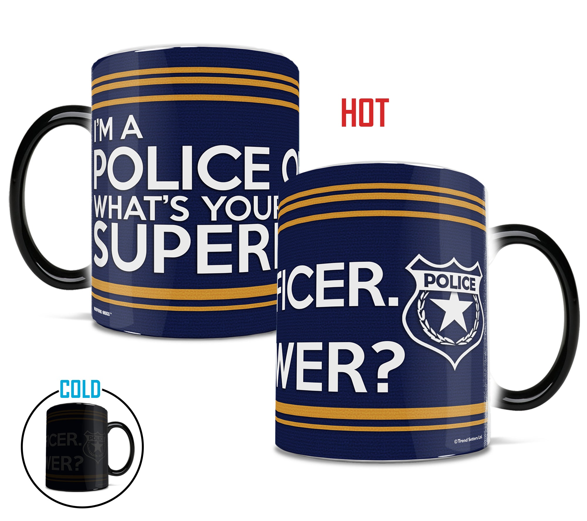 Career Collection (Police Superpower) Morphing Mugs® Heat-Sensitive Mug MMUG306