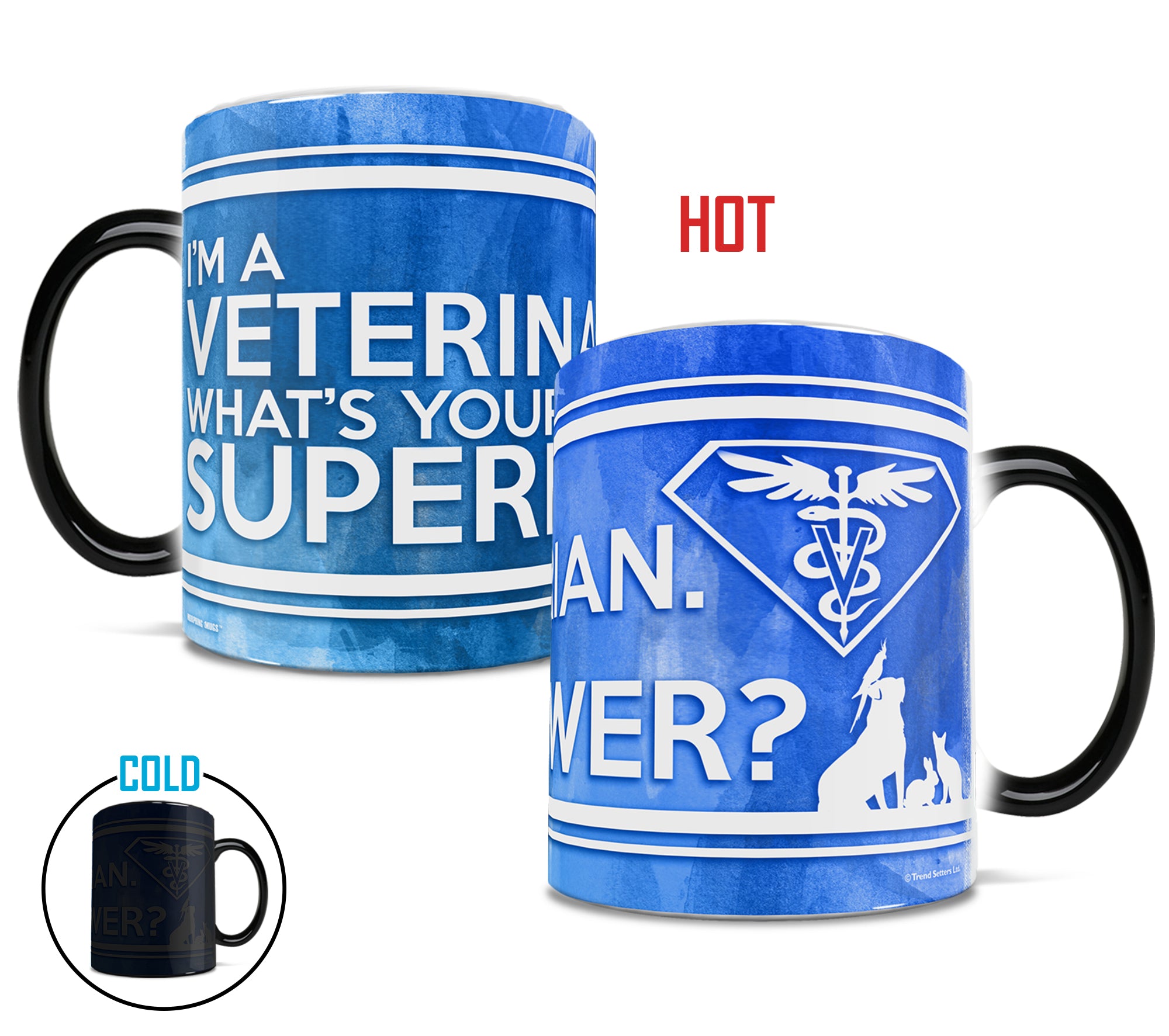 Career Collection (Veterinarian Superhero)  Morphing Mugs® Heat-Sensitive Mug MMUG308