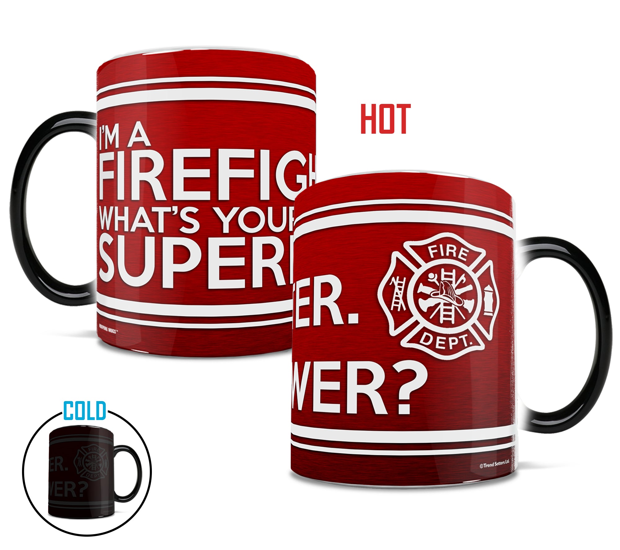 Career Collection (Firefighter Superpower) Morphing Mugs® Heat-Sensitive Mug MMUG309
