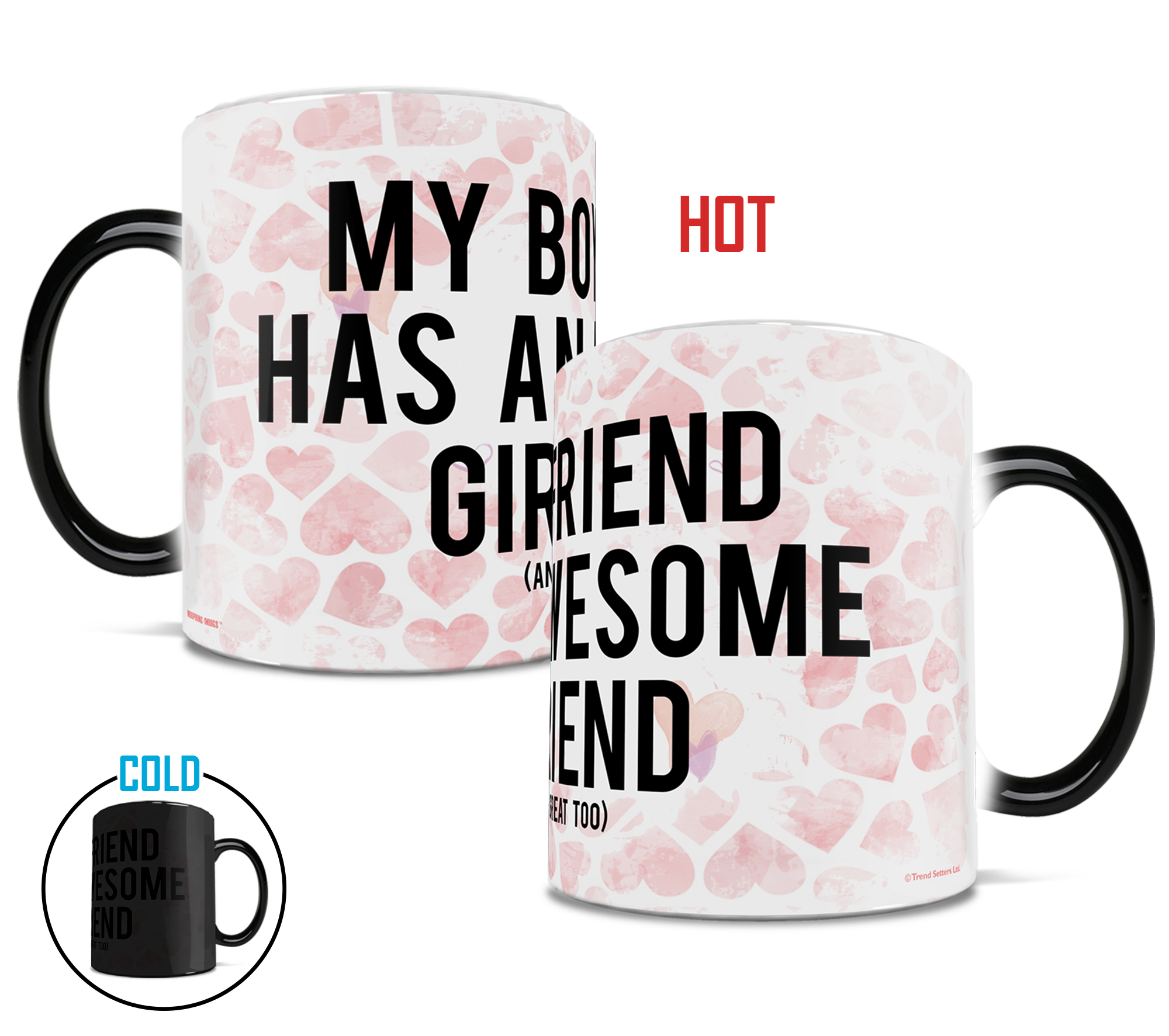 Valentines Day Collection (Awesome Girlfriend) Morphing Mugs® Heat-Sensitive Mug MMUG319