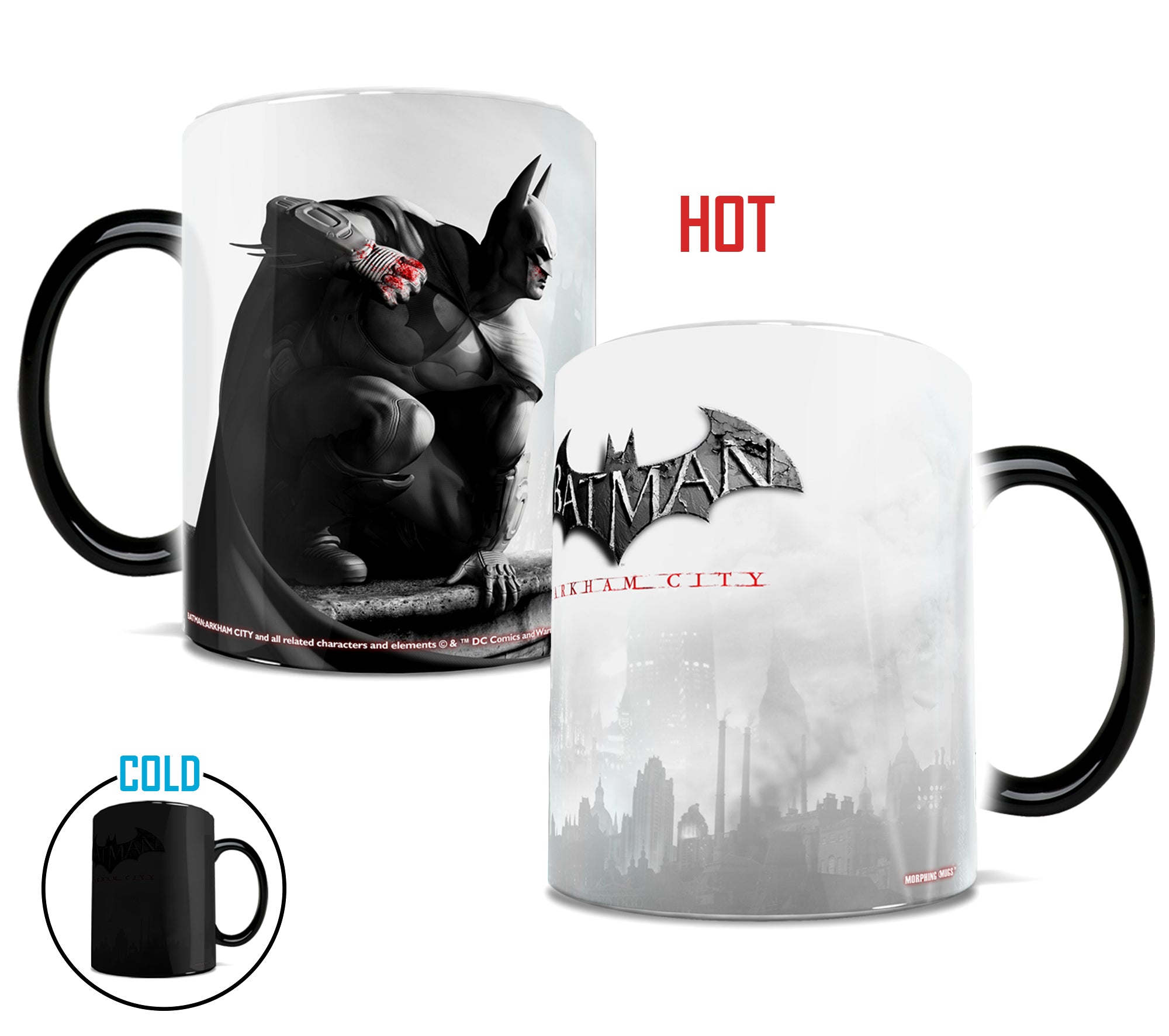 DC Comics (Batman: Arkham City - Batman) Morphing Mugs® Heat-Sensitive Mug MMUG332
