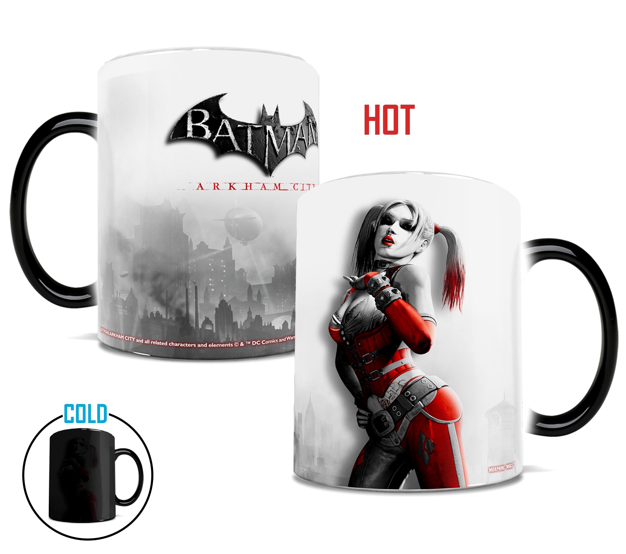 DC Comics (Batman: Arkham City - Harley Quinn) Morphing Mugs® Heat-Sensitive Mug MMUG334