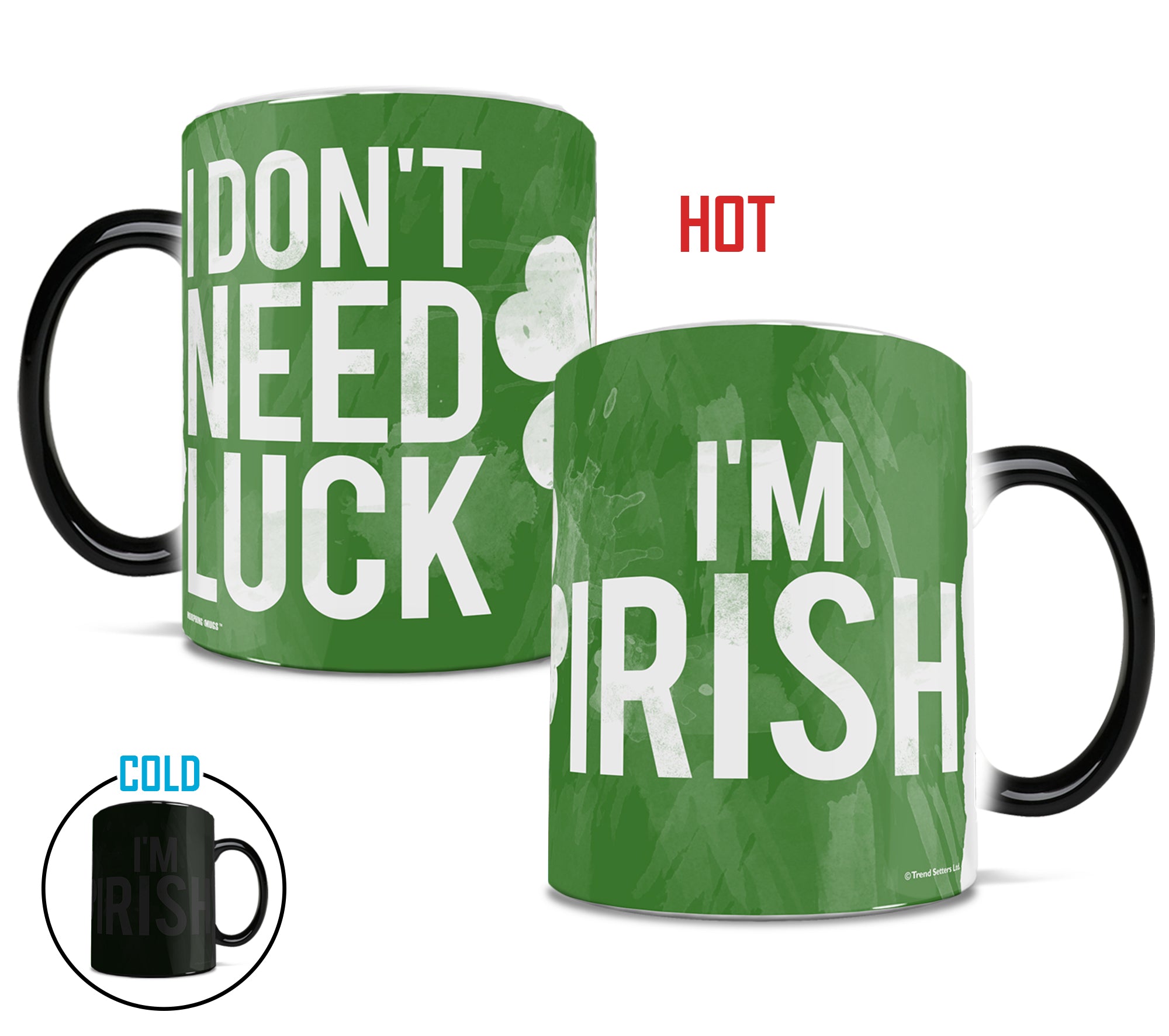St. Patricks Day Collection (Luck of the Irish) Morphing Mugs® Heat-Sensitive Mug MMUG364