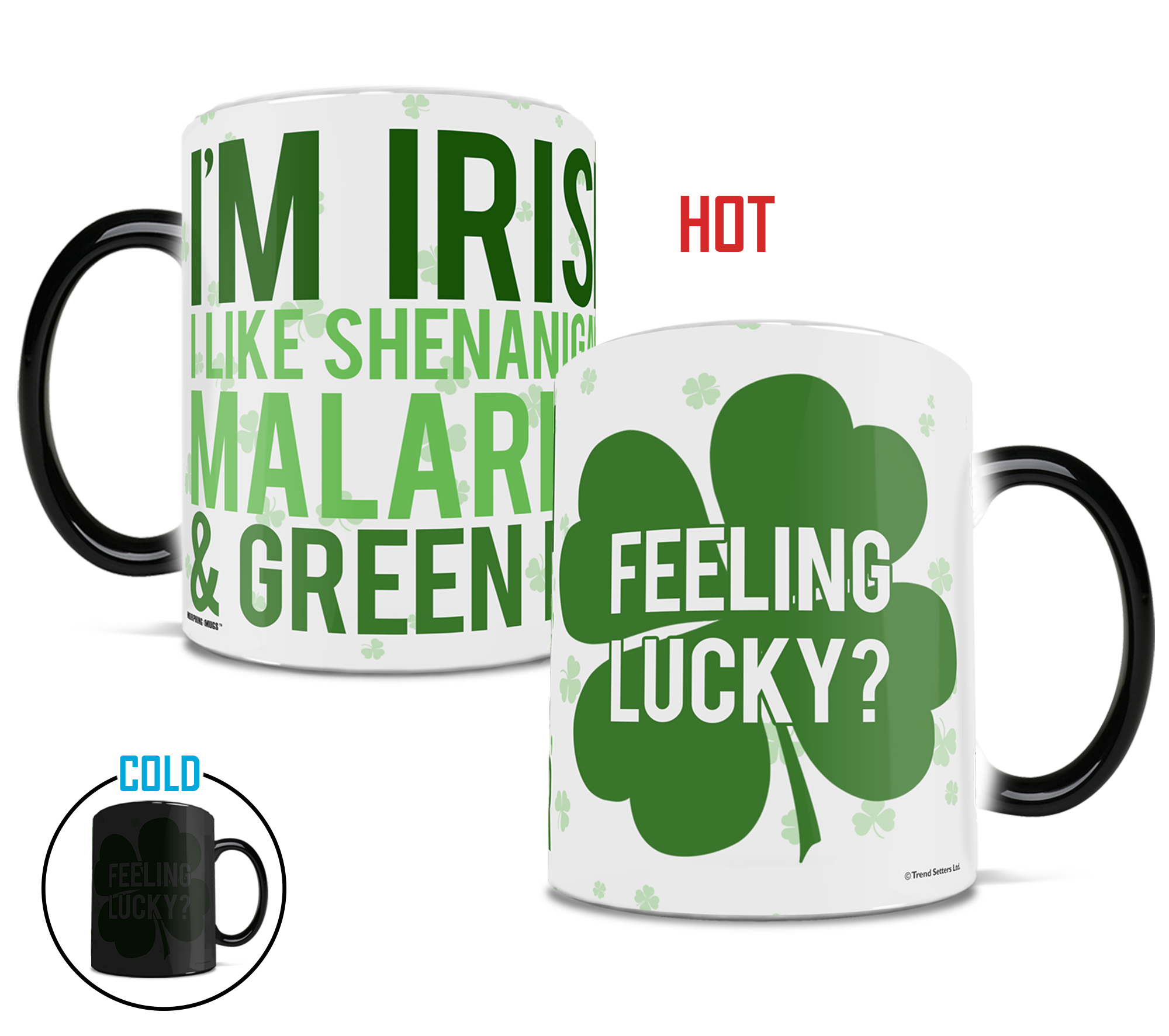 St. Patricks Day Collection (Shenanigans) Morphing Mugs® Heat-Sensitive Mug MMUG367