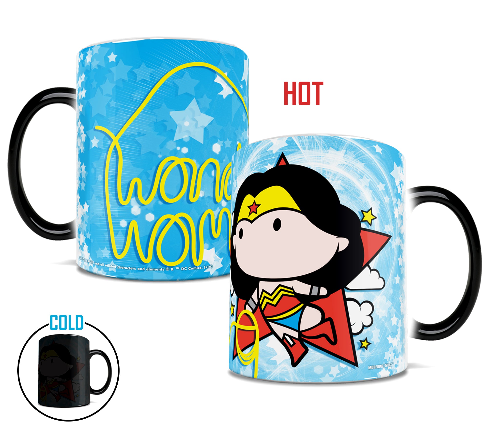 DC Comics (Justice League - Wonder Woman Cartoon) Morphing Mugs® Heat-Sensitive Mug MMUG384