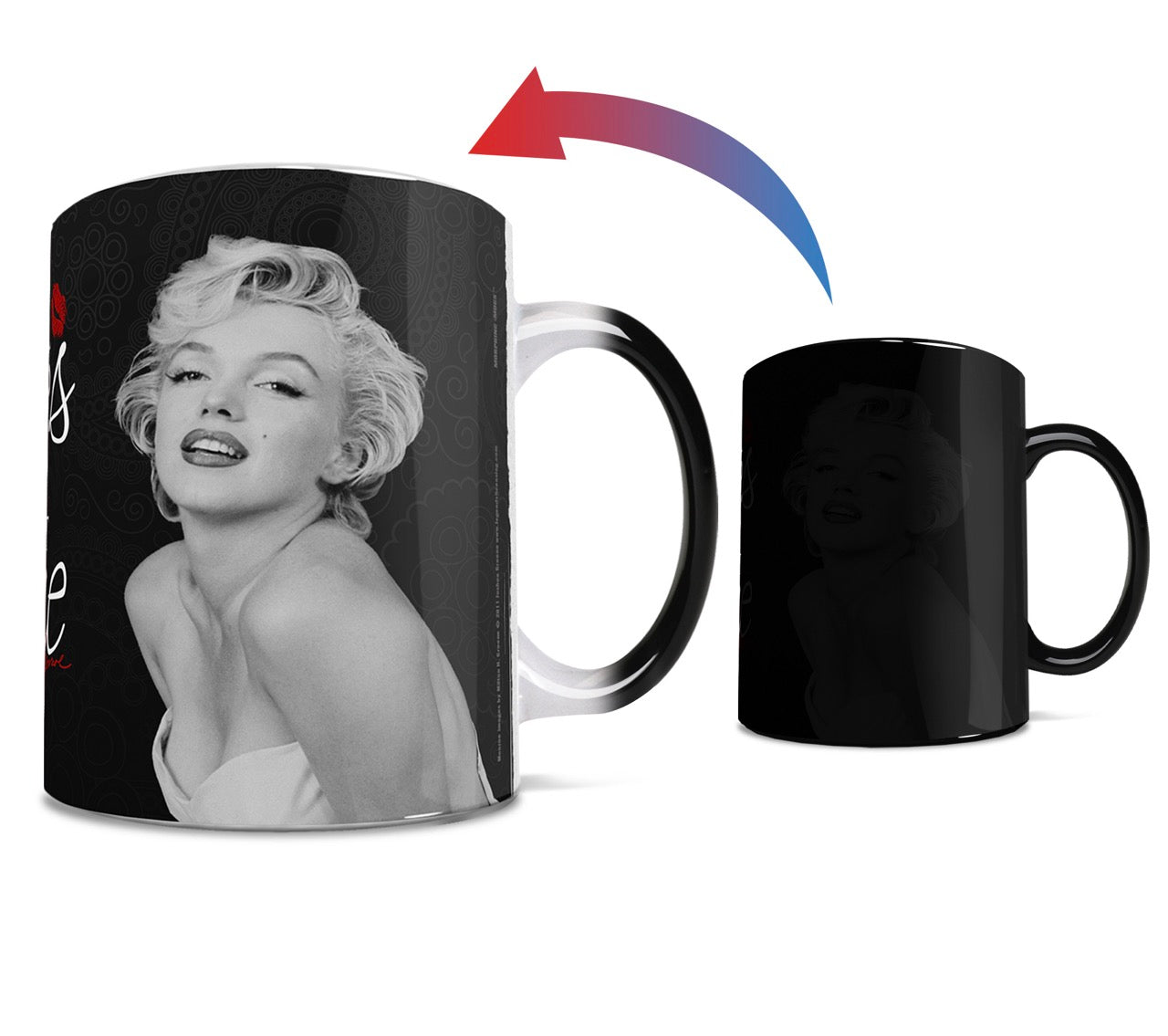 Marilyn Monroe (Rules) Morphing Mugs® Heat-Sensitive Mug MMUG394