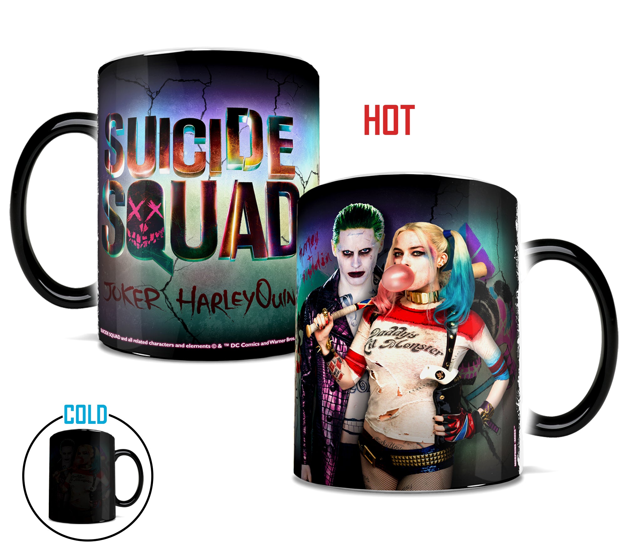 Suicide Squad (Harley and Joker) Morphing Mugs® Heat-Sensitive Mug MMUG411