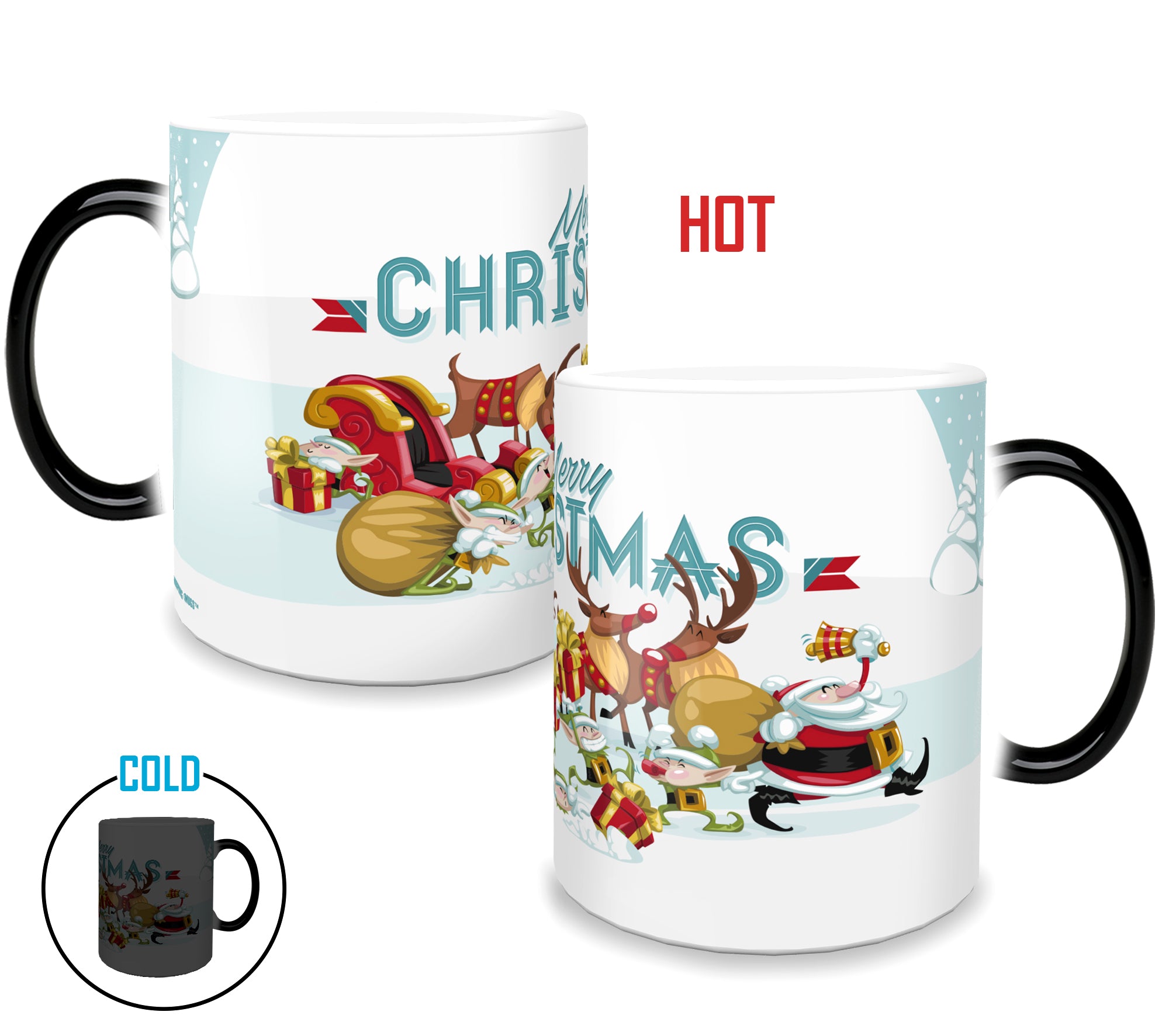 Christmas Collection (Merry Christmas Characters) Morphing Mugs® Heat-Sensitive Mug MMUG506