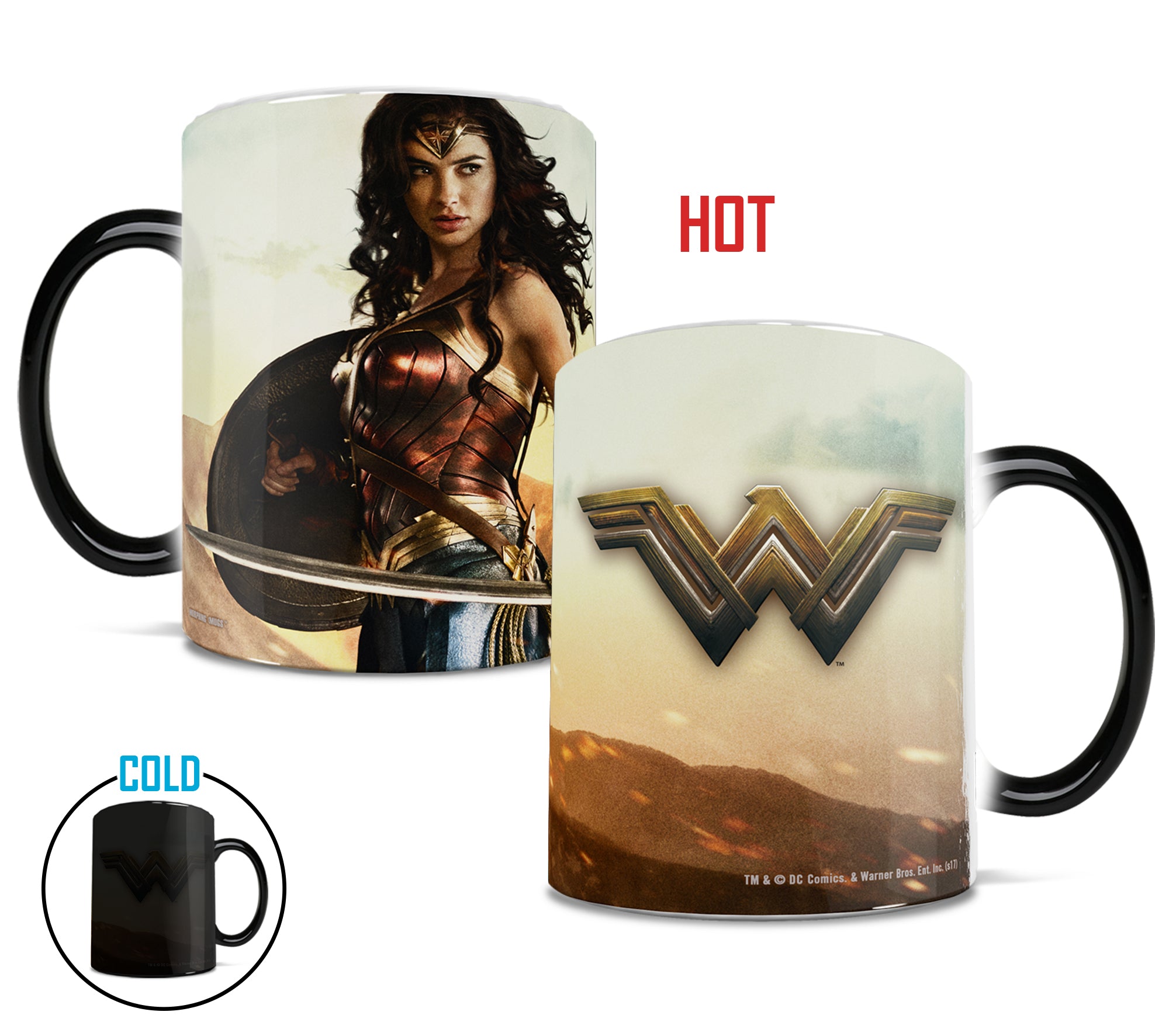 Wonder Woman (Ready For Battle) Morphing Mugs®  Heat-Sensitive Mug MMUG574