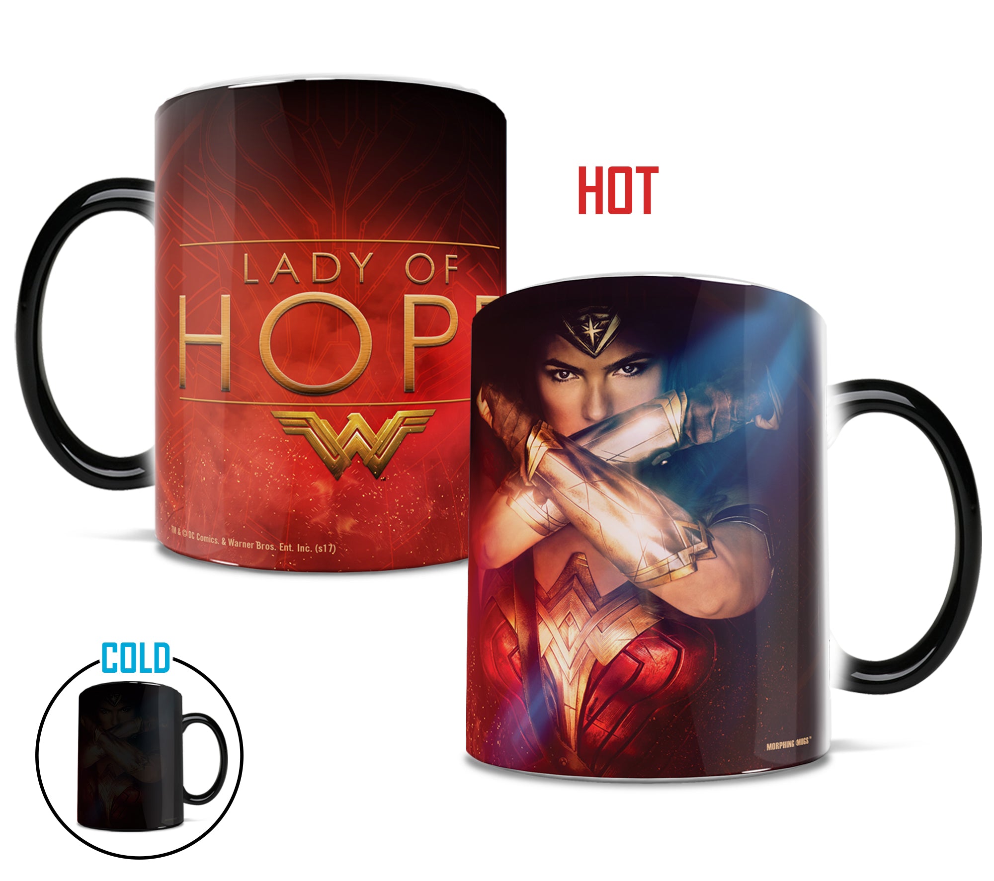 Wonder Woman (Lady of Hope) Morphing Mugs®  Heat-Sensitive Mug MMUG577