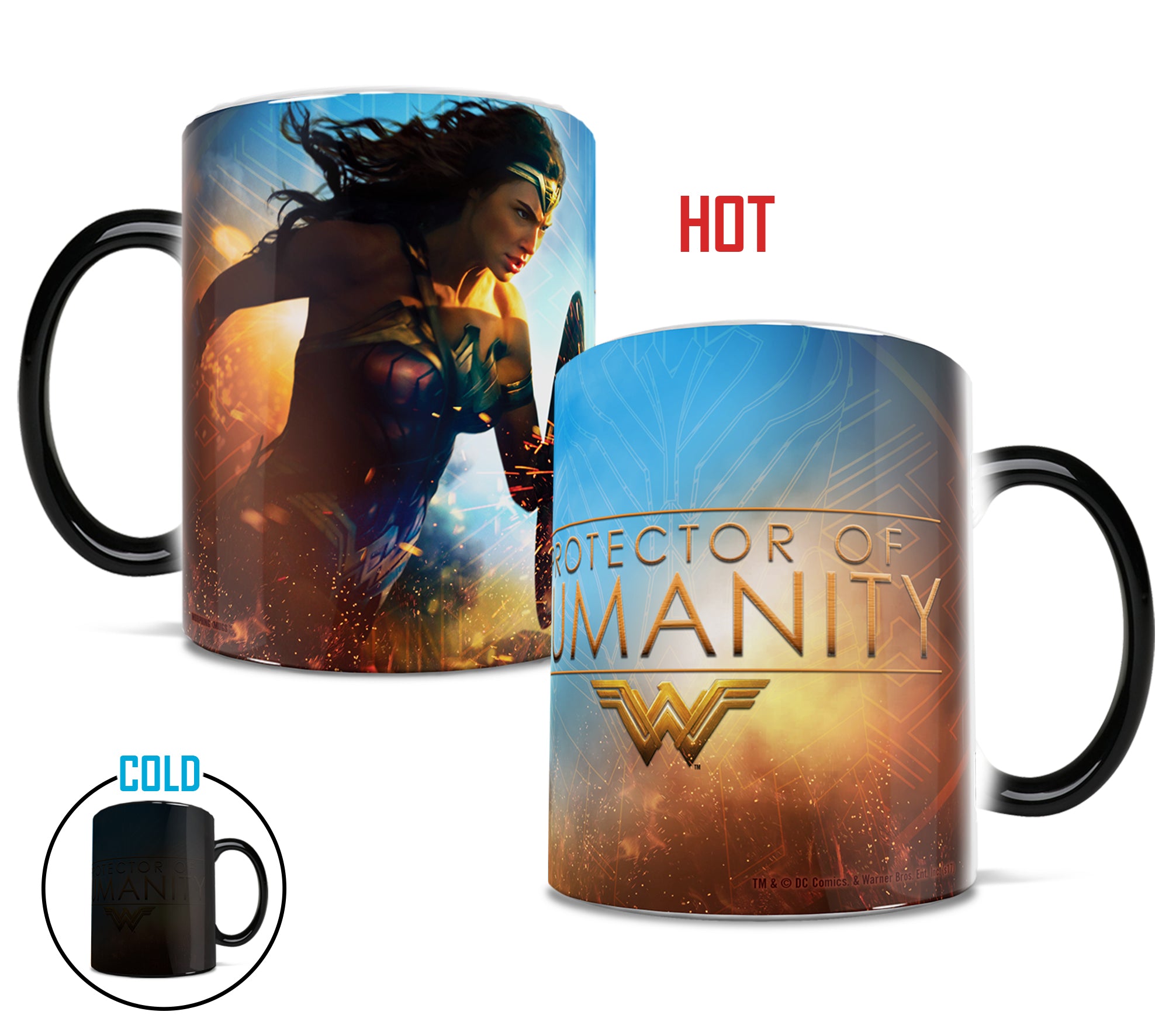 Wonder Woman (Protector of Humanity) Morphing Mugs®  Heat-Sensitive Mug MMUG578