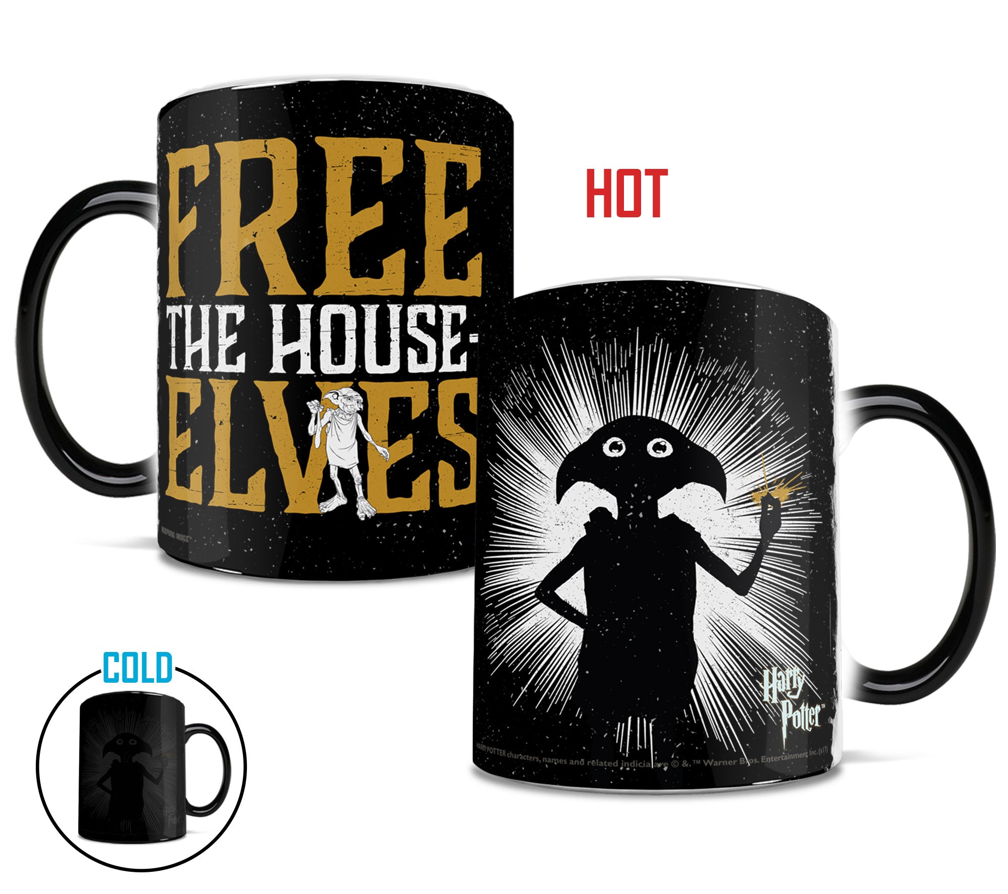 Harry Potter (Free The House Elves) Morphing Mugs® Heat-Sensitive Mug MMUG603