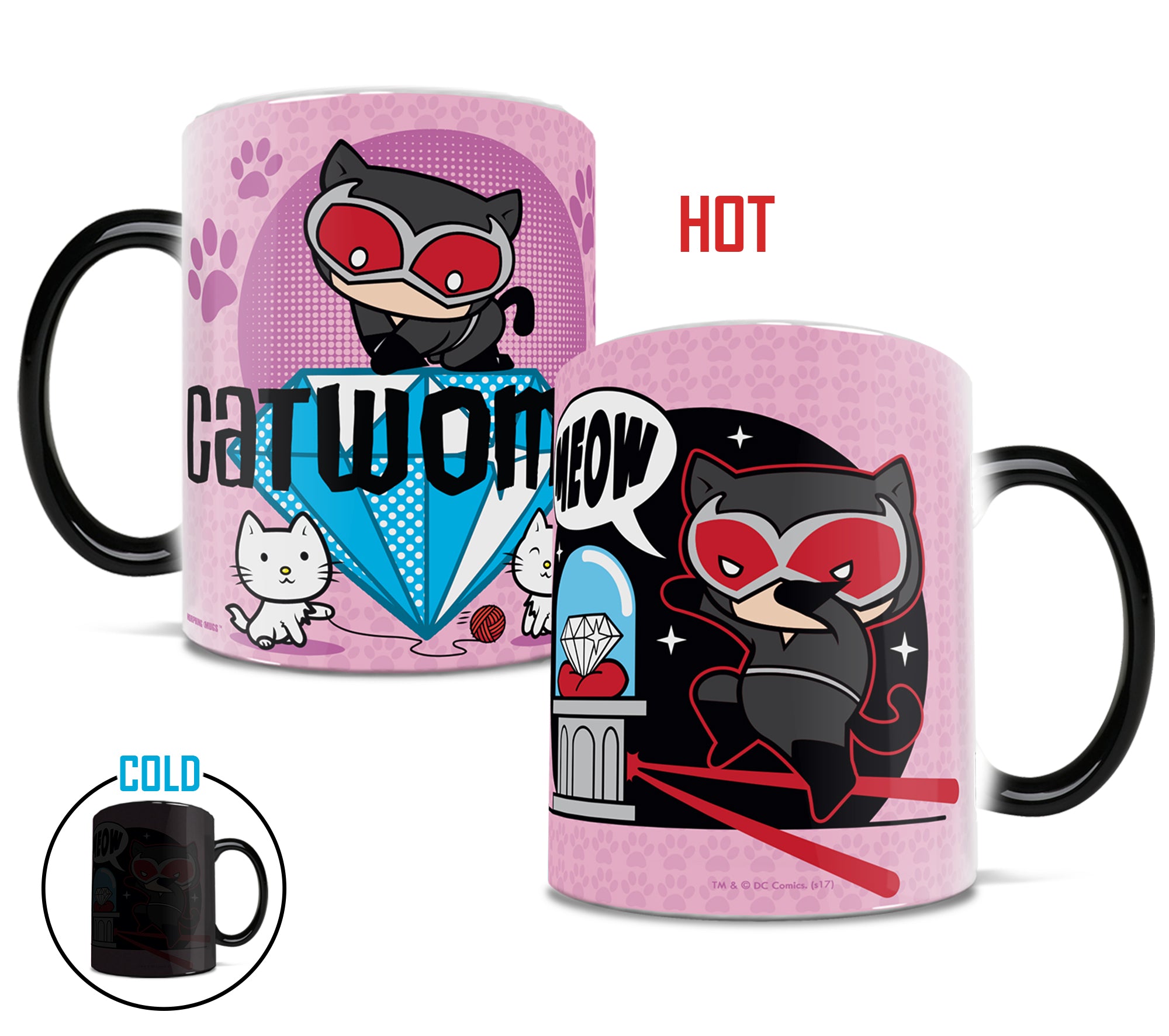 DC Comics (Justice League - Catwoman Cartoon) Morphing Mugs® Heat-Sensitive Mug MMUG640
