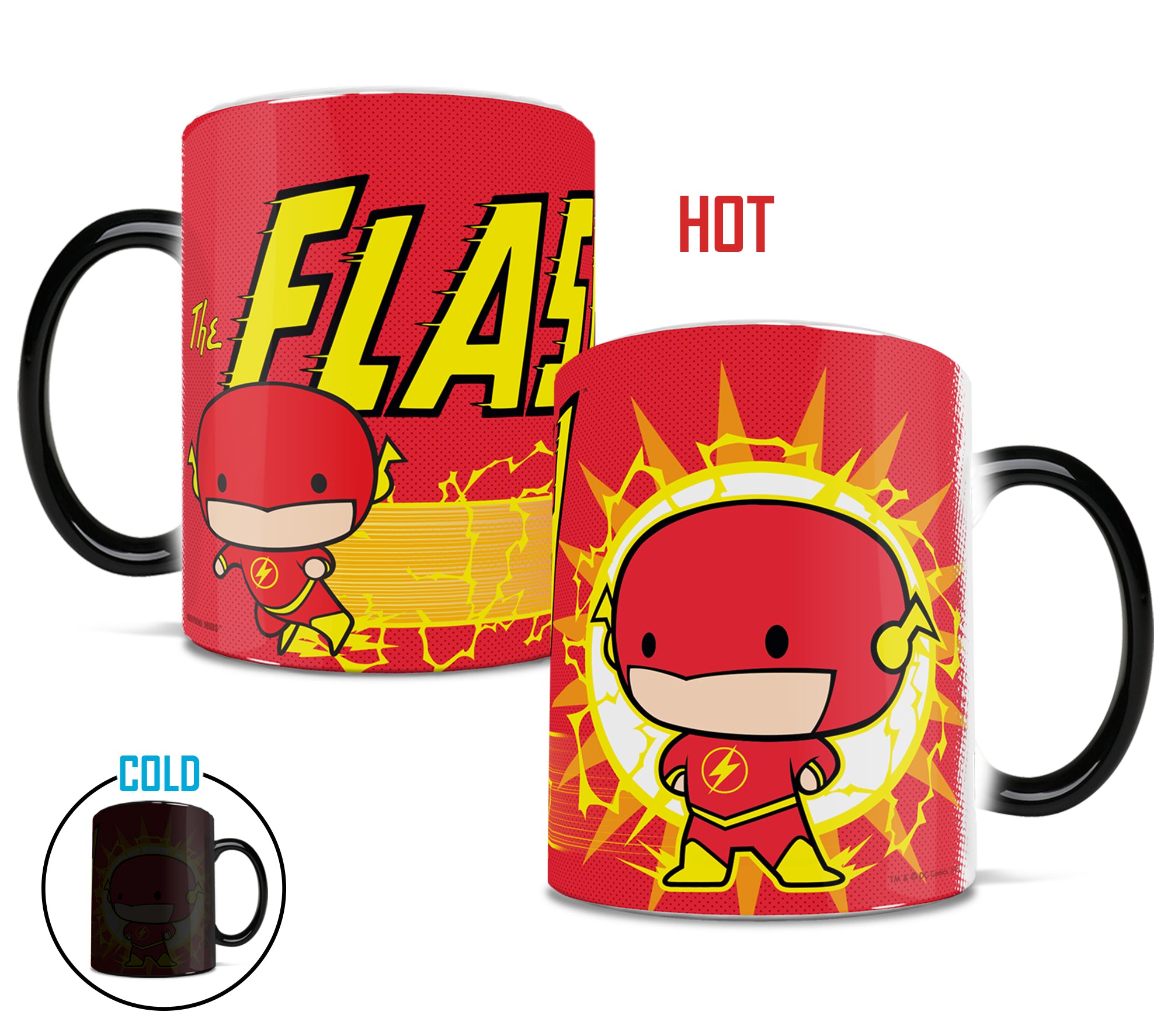 DC Comics (Justice League - Flash Cartoon) Morphing Mugs® Heat-Sensitive Mug MMUG641