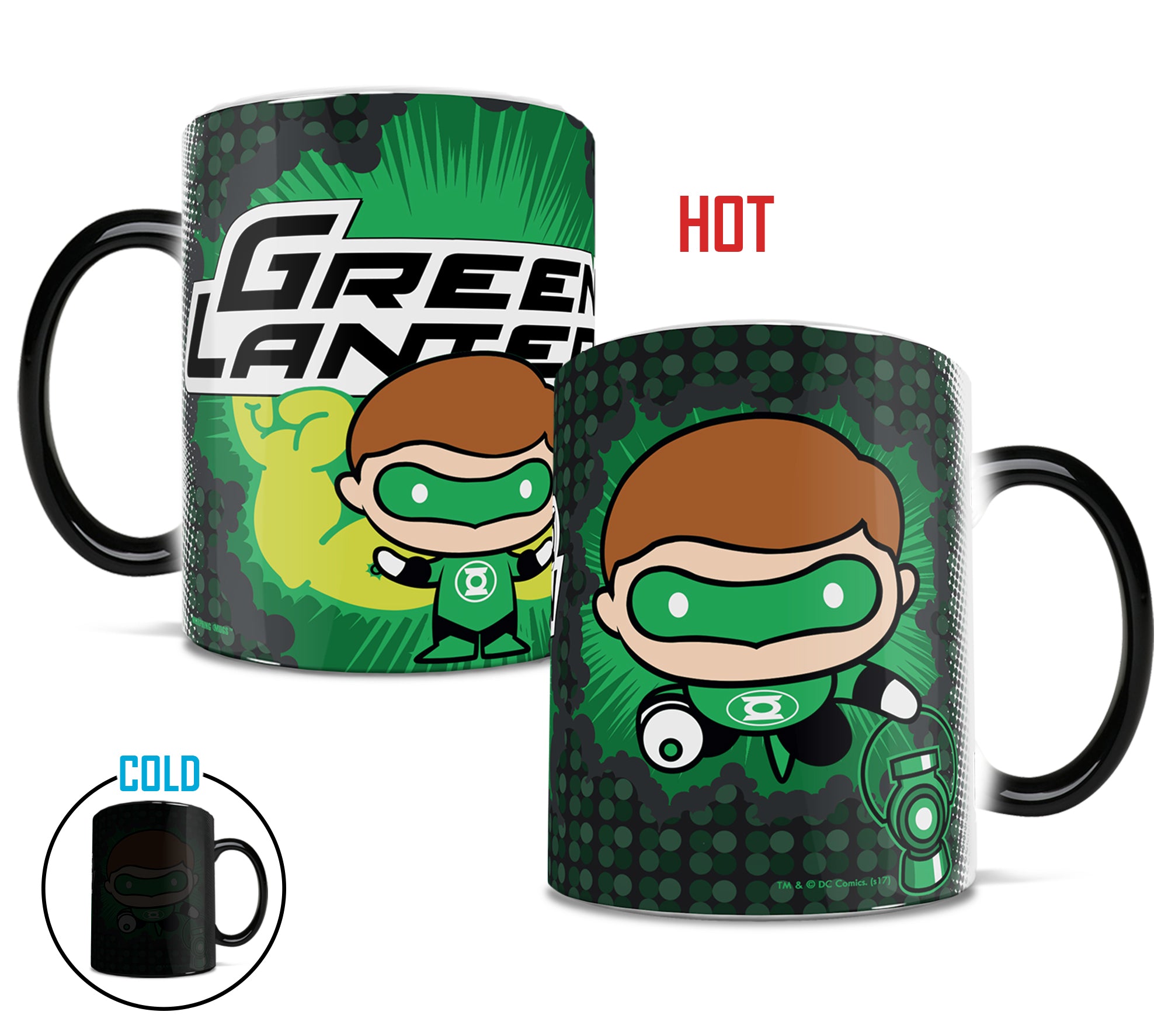 DC Comics (Justice League - Green Lantern Cartoon) Morphing Mugs® Heat-Sensitive Mug MMUG642