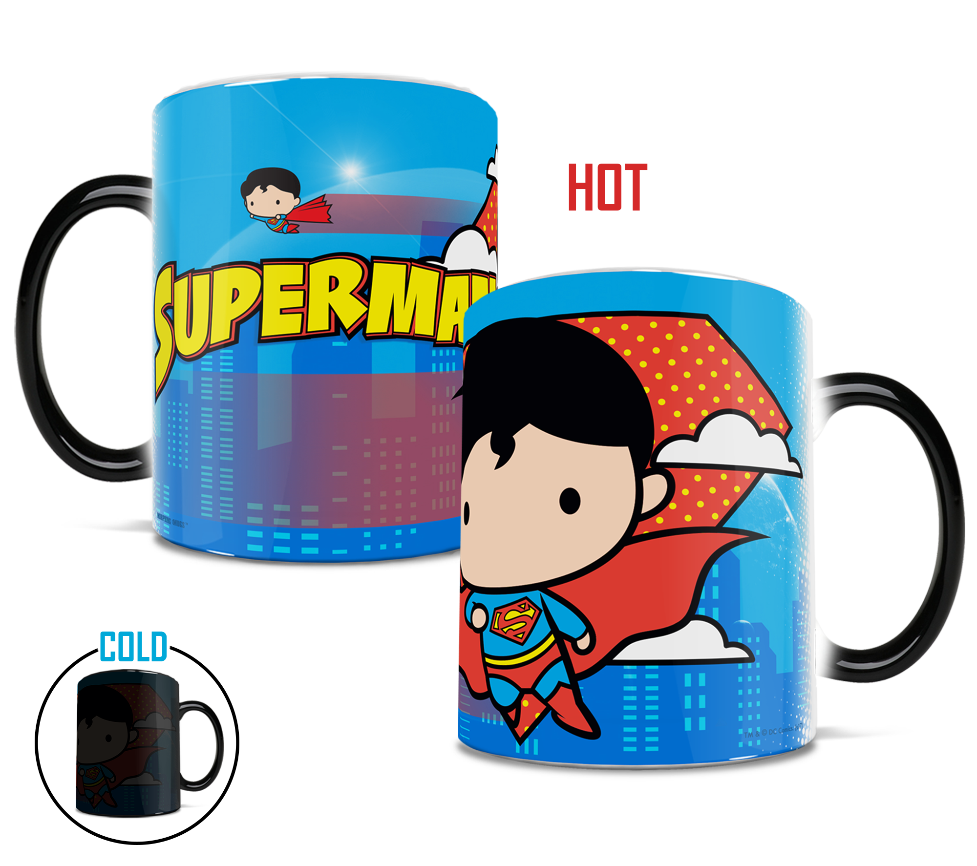 DC Comics (Justice League - Superman Cartoon) Morphing Mugs® Heat-Sensitive Mug MMUG646