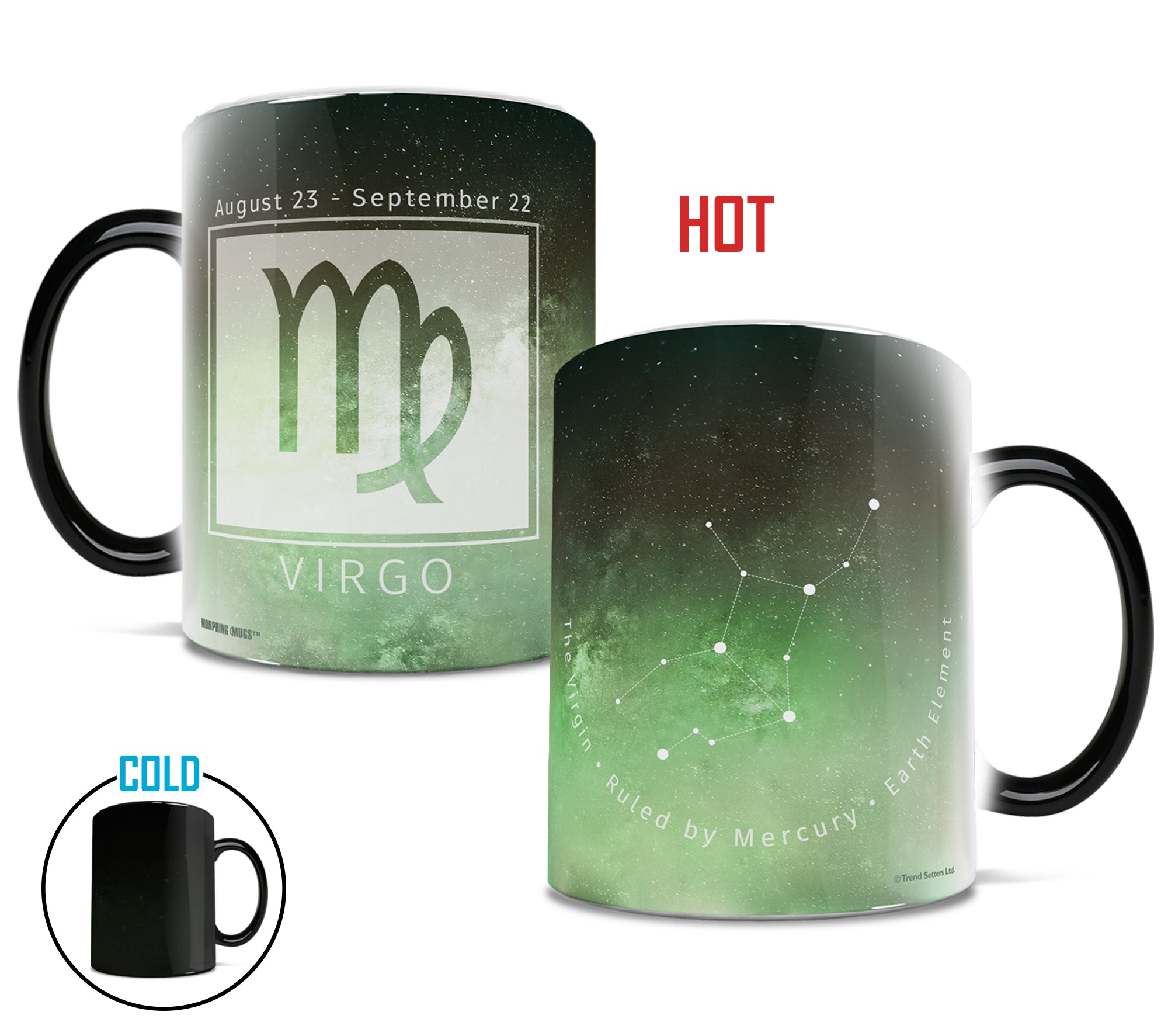 Zodiac Collection (Virgo) Morphing Mugs® Heat-Sensitive Mug MMUG674