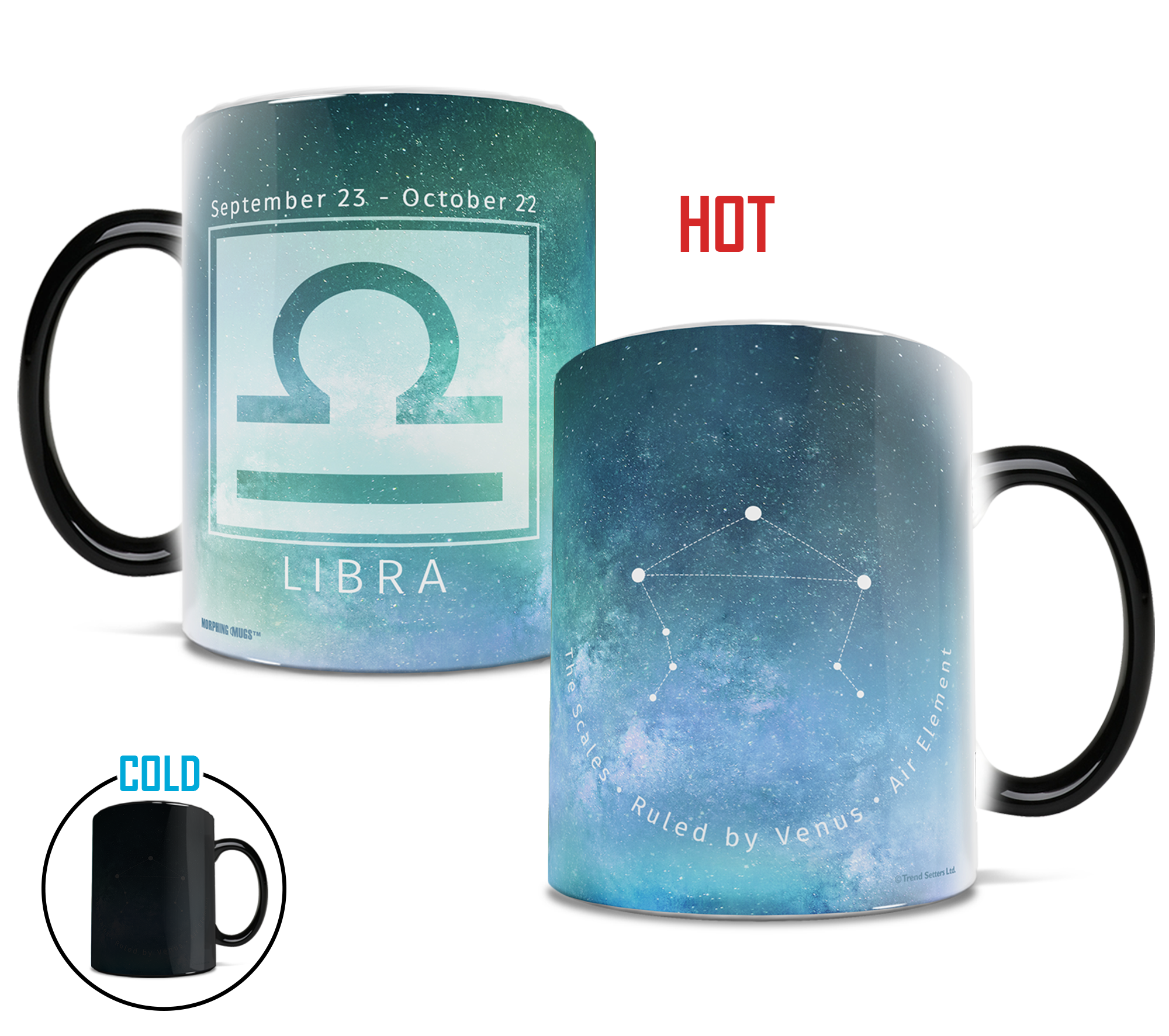 Zodiac Collection (Libra) Morphing Mugs® Heat-Sensitive Mug MMUG675